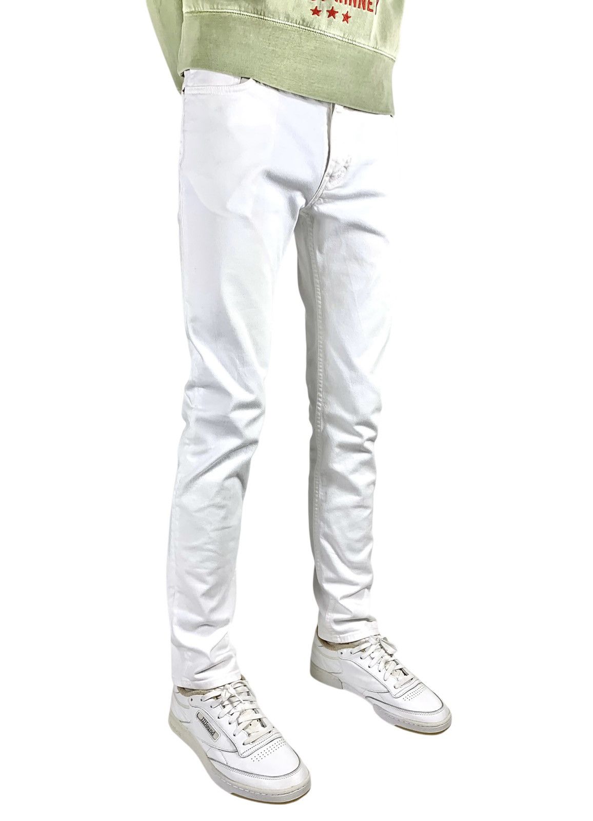 Acne Studios Acne Studios Bla Konst North White Denim Jeans Size US 33 - 6 Thumbnail