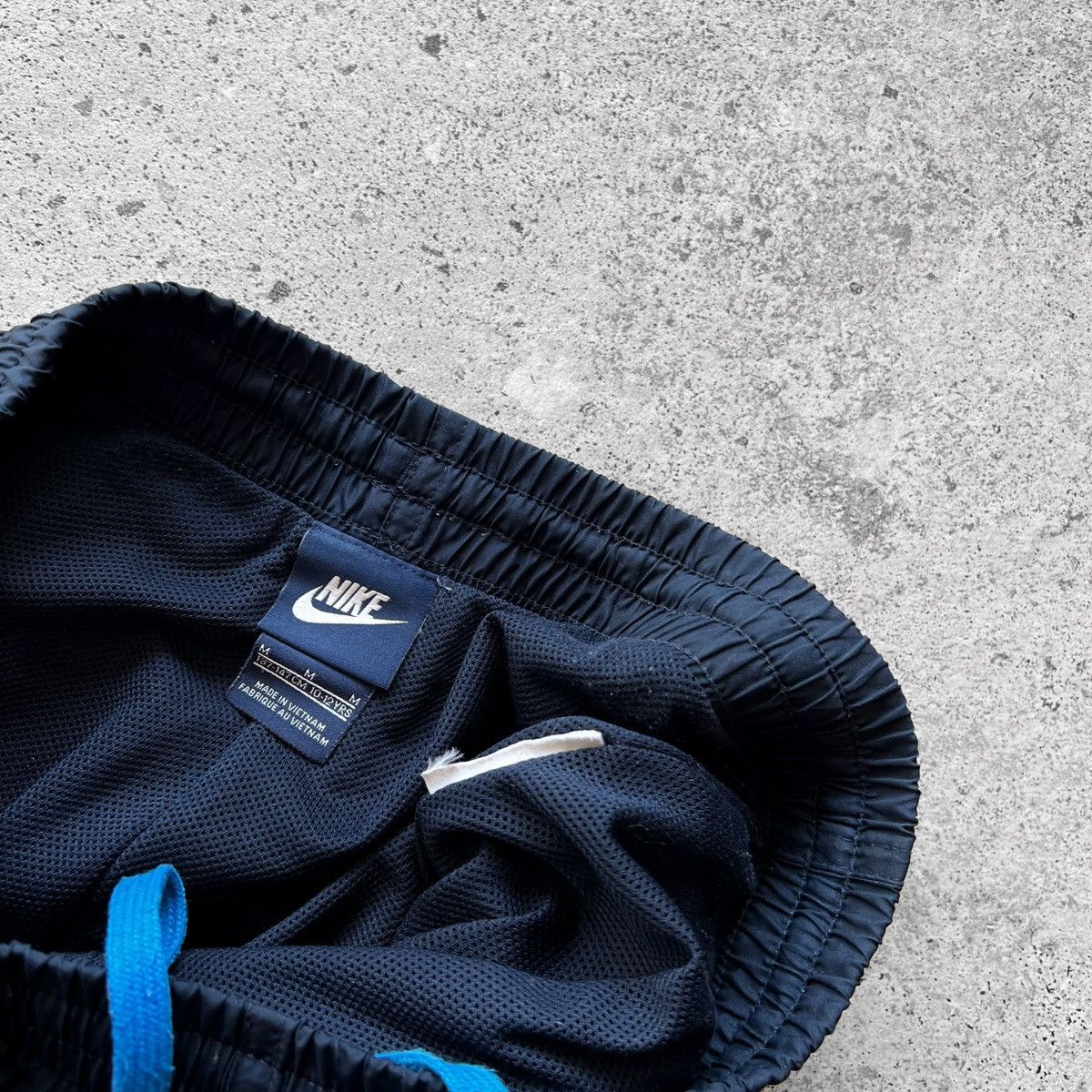 Nike Nike Just Do It Swoosh Kids Boys Blue Nylon Pants Joggers Size US 26 / EU 42 - 7 Thumbnail