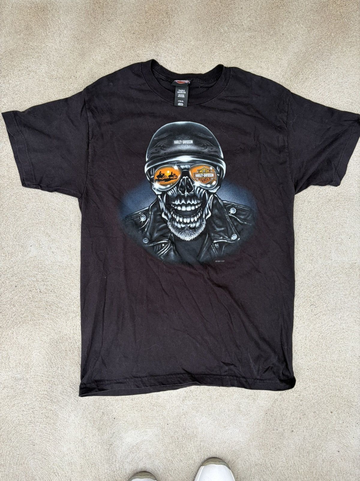 Harley Davidson Harley Davidson Skull Tee Size US L / EU 52-54 / 3 - 1 Thumbnail