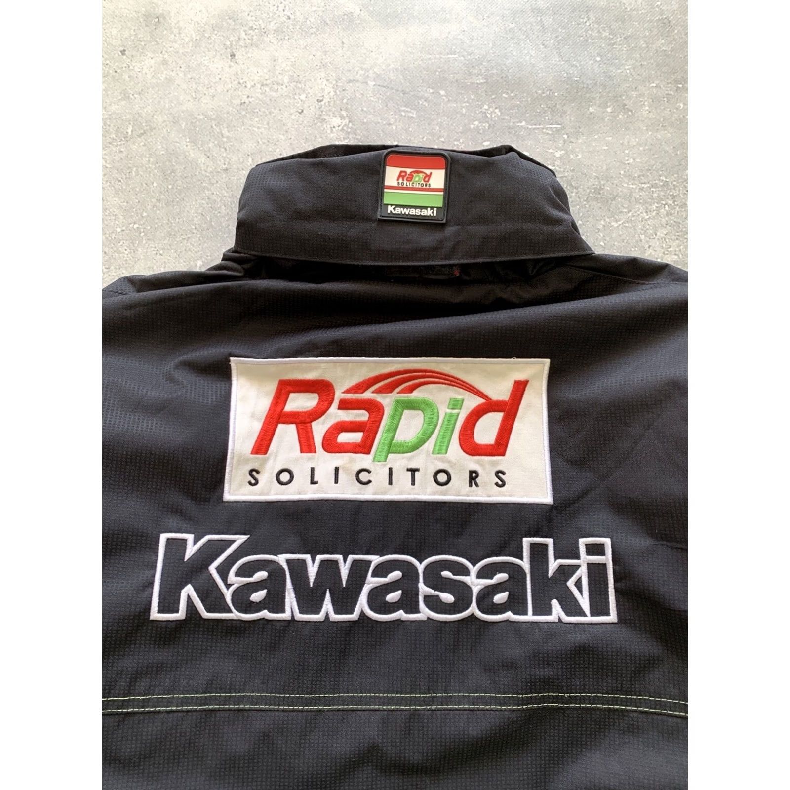 Vintage KAWASAKI Jacket Racing Windbreaker Black Men S Size US S / EU 44-46 / 1 - 4 Thumbnail
