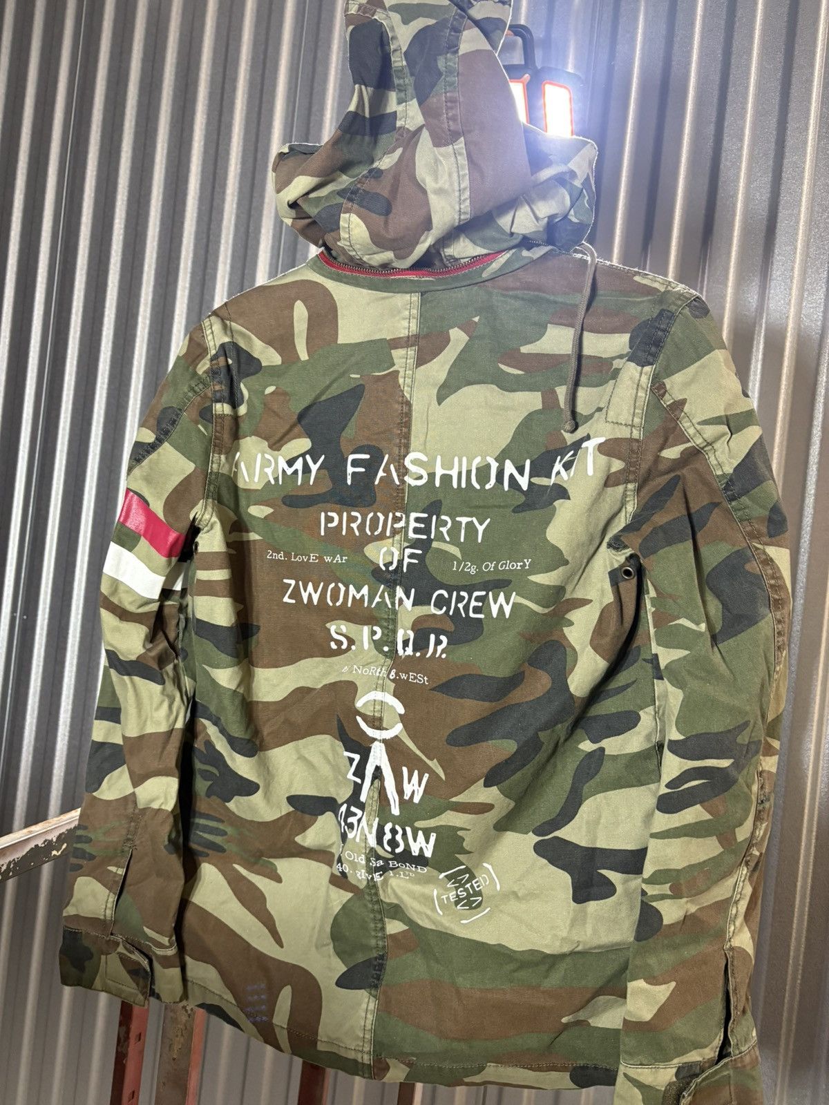 Zara Zara woman size xs Green and brown camo jacket Size XS / US 0-2 / IT 36-38 - 5 Thumbnail