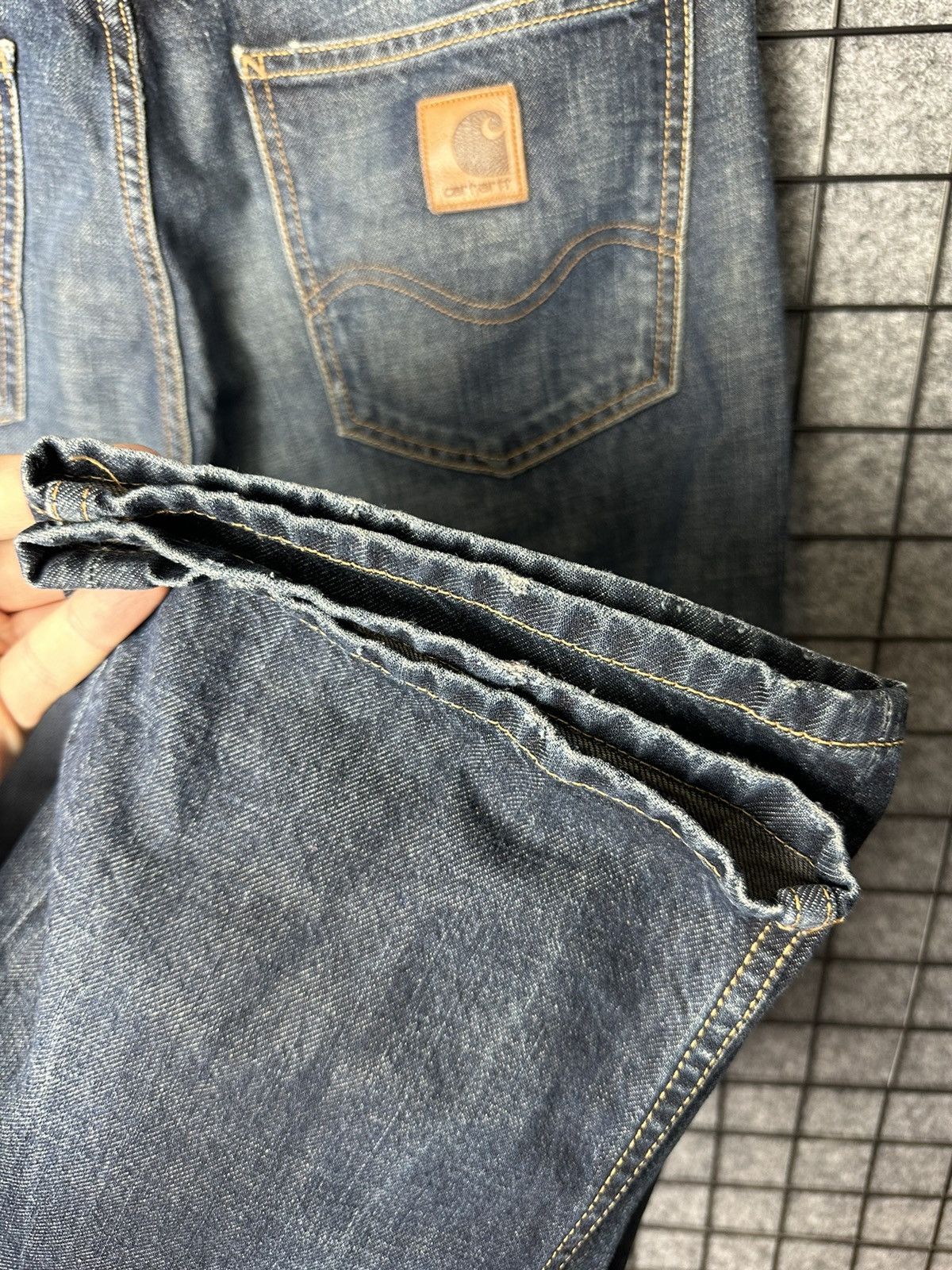 Carhartt × Carhartt Wip Carhartt Texas Pant Streetwear Acid Wash Jeans Size 32 Size US 32 / EU 48 - 4 Thumbnail