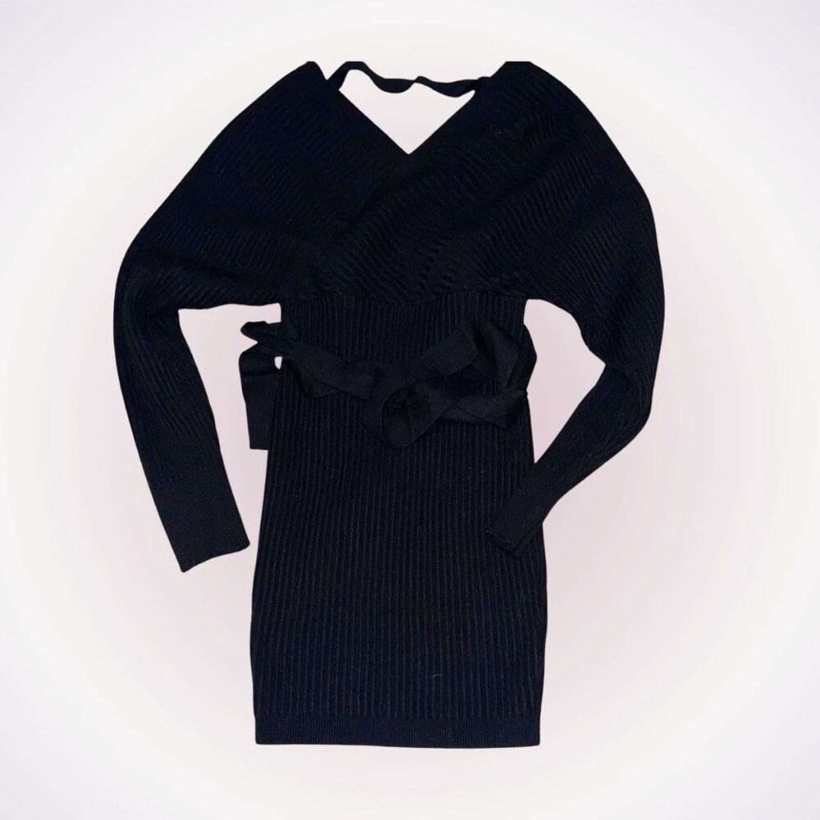Other The Vintage Shop Knit Long Sleeve Mini Dress | Sz S Size S / US 4 / IT 40 - 1 Thumbnail