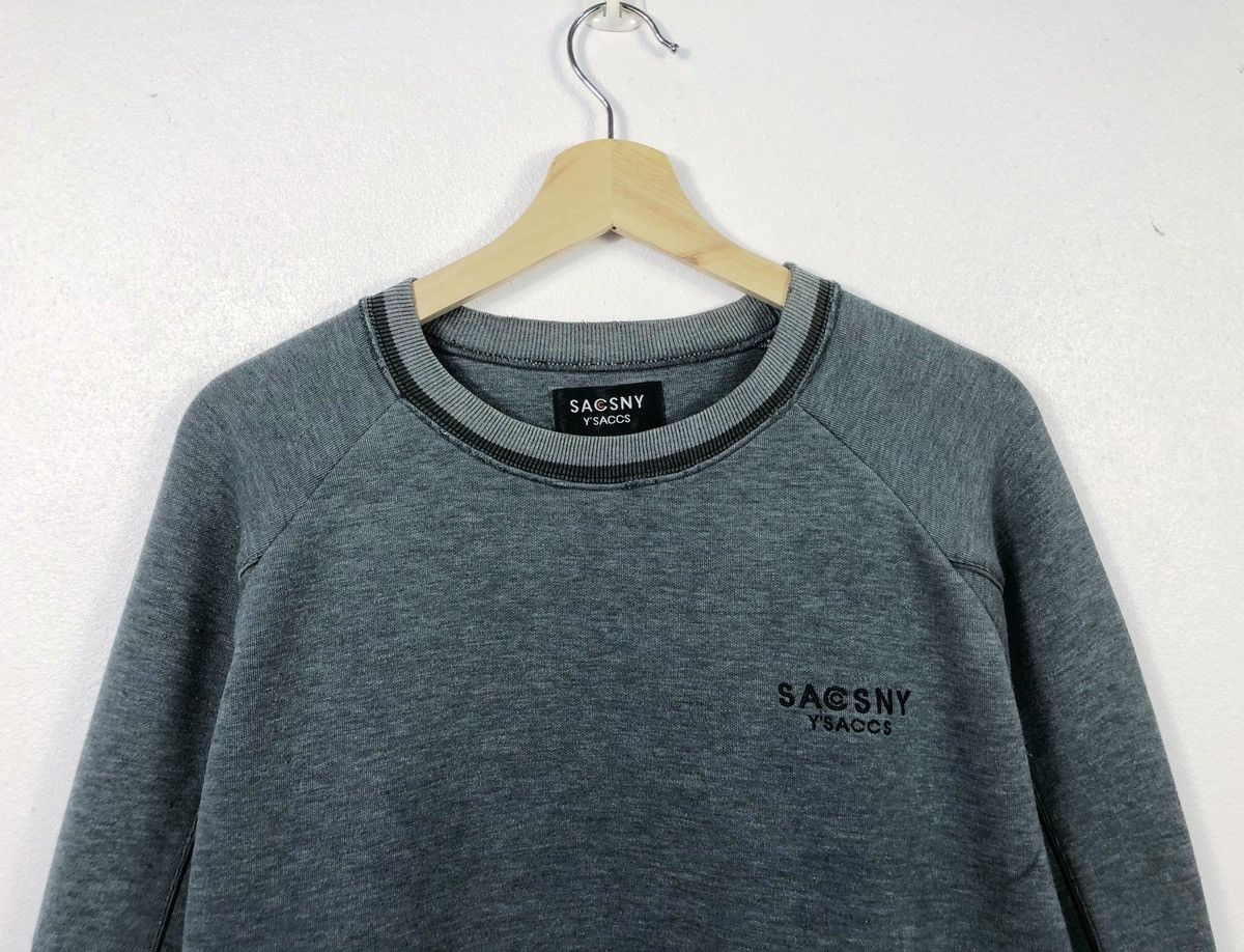 Japanese Brand × Y's × Yohji Yamamoto Rare Yohji Yamamoto Y'saccs Saccsny Sweatshirt Size US L / EU 52-54 / 3 - 2 Thumbnail