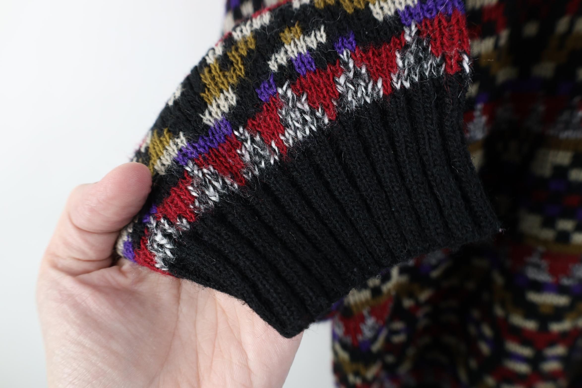 Vintage Vintage 90s Streetwear Fair Isle Knit Crewneck Sweater USA Size L / US 10 / IT 46 - 4 Thumbnail