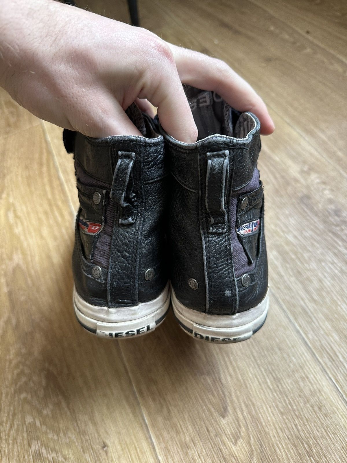 Diesel Diesel Leather high shoes Size US 10 / IT 40 - 5 Thumbnail