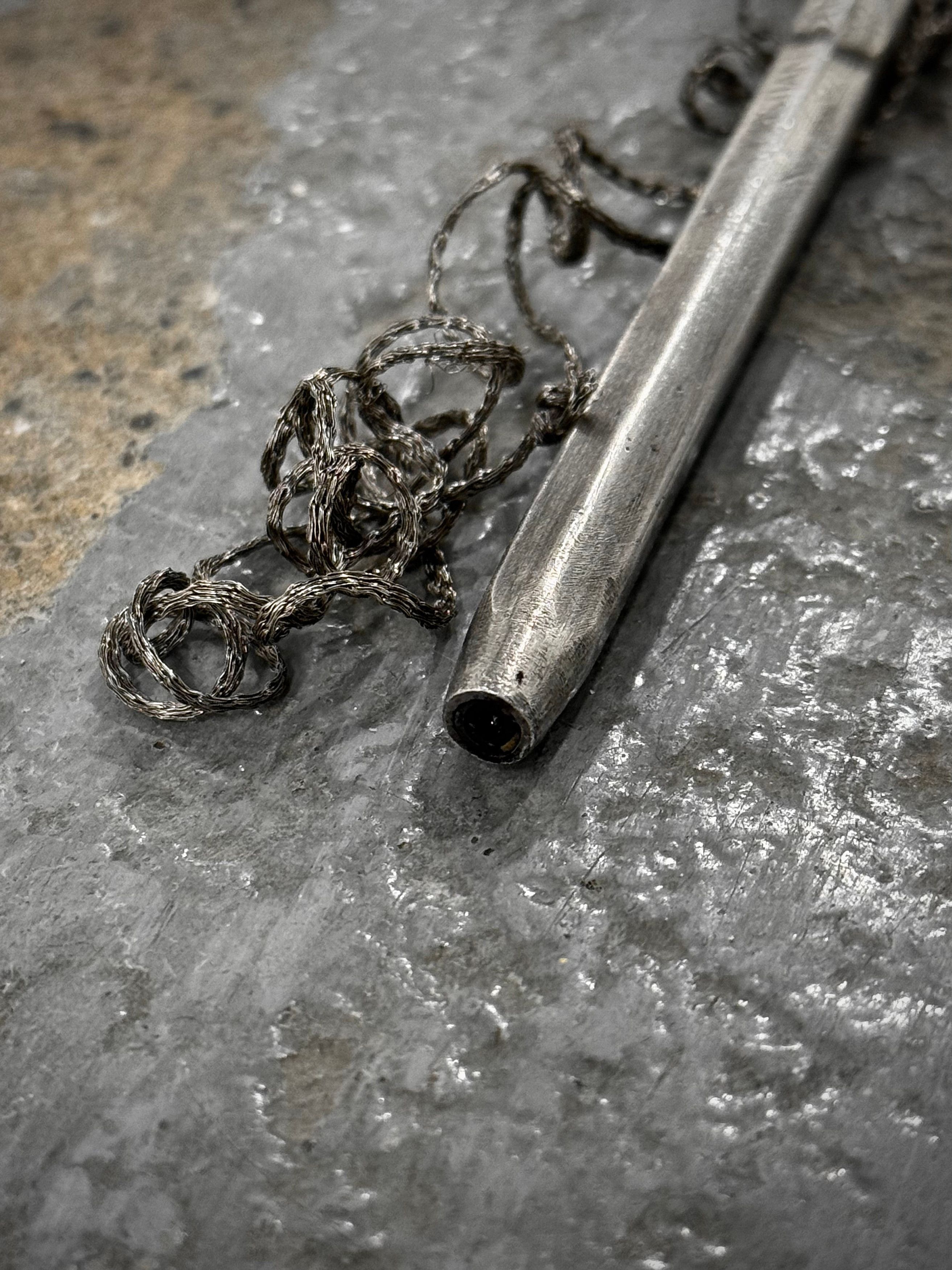 Carol Christian Poell Carol Christian Poell 'MM/2337' .925 Silver Bic Pen Necklace Size ONE SIZE - 5 Thumbnail