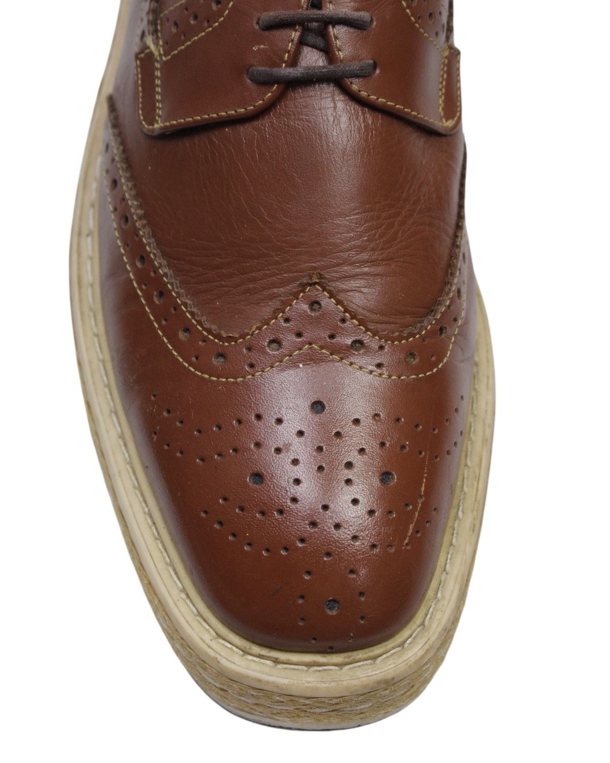 Designer × Japanese Brand 2000S LAST SCENE HOMMAGE PLATFORM LUG BROGUES Size US 8 / EU 41 - 8 Thumbnail