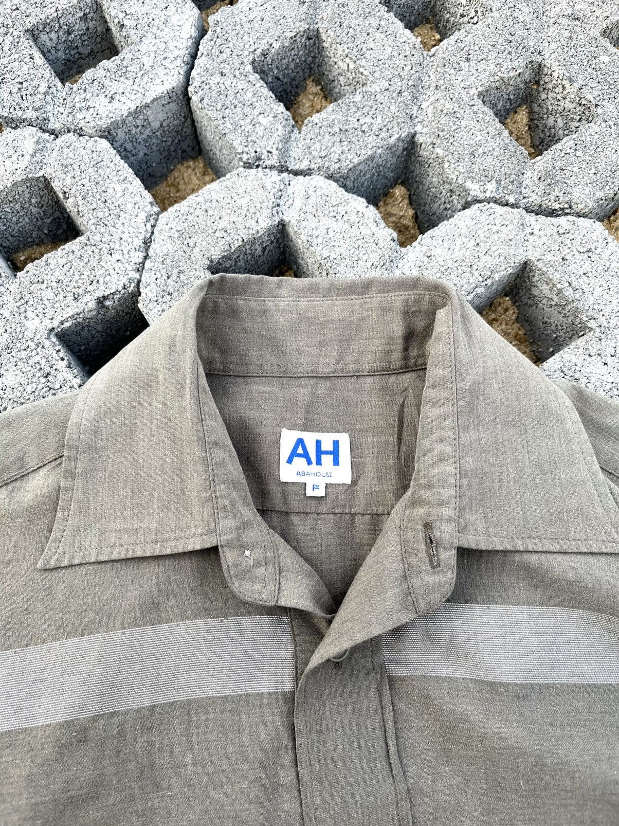 Japanese Brand Vtg Abahouse COTTON COLAR SHIRTS Size US M / EU 48-50 / 2 - 2 Thumbnail