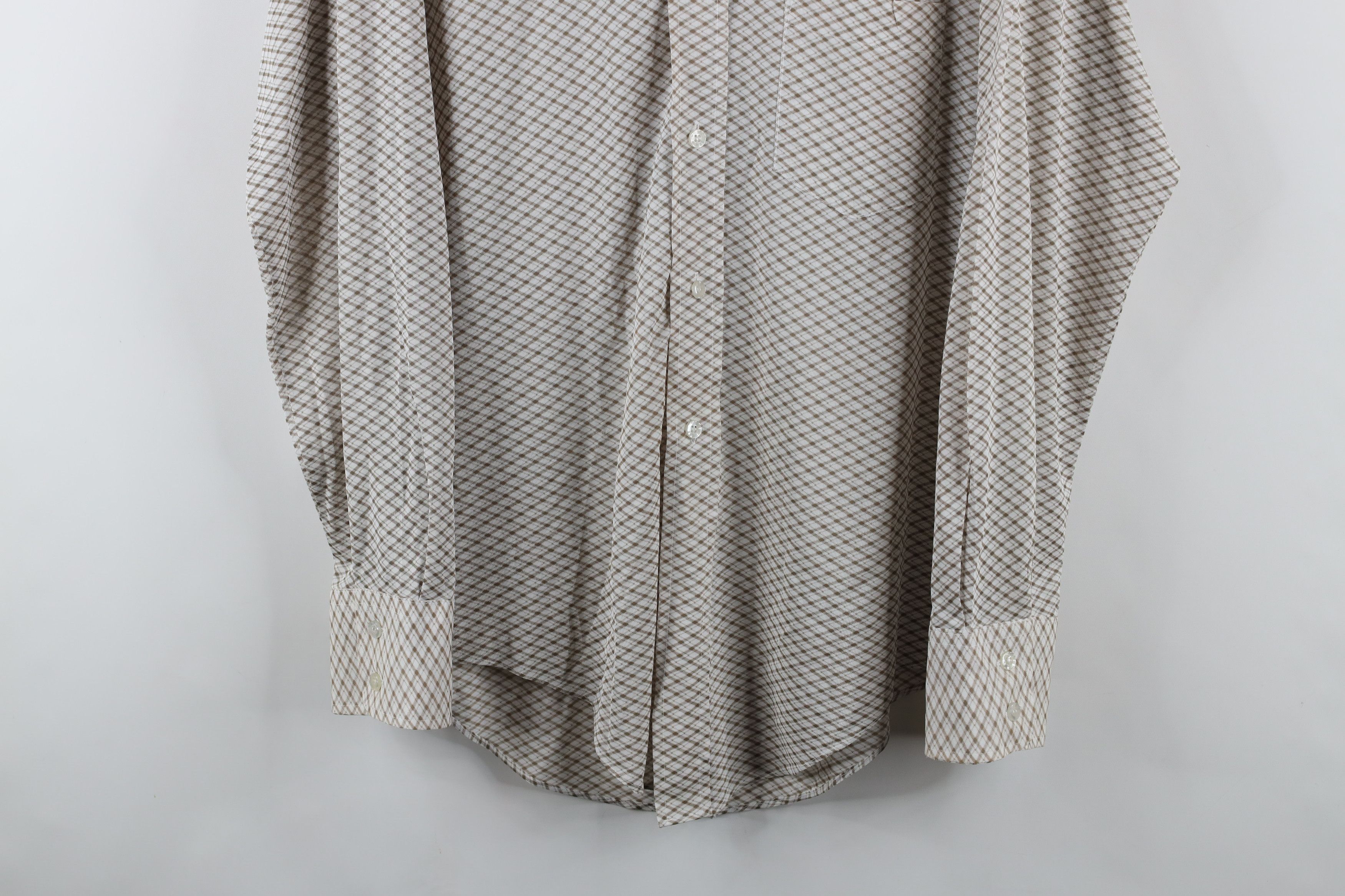 Vintage Vintage 70s Streetwear Sheer Knit Collared Button Shirt Size US M / EU 48-50 / 2 - 3 Thumbnail