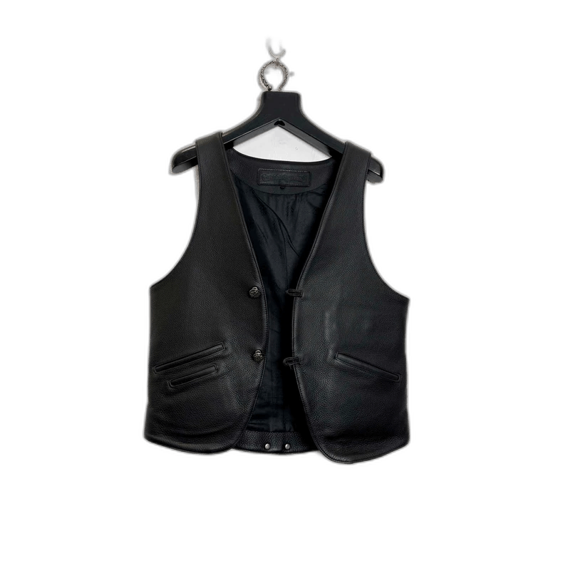 Chrome Hearts Chrome Hearts Leather Vest in Size M Size M / US 6-8 / IT 42-44 - 1 Thumbnail