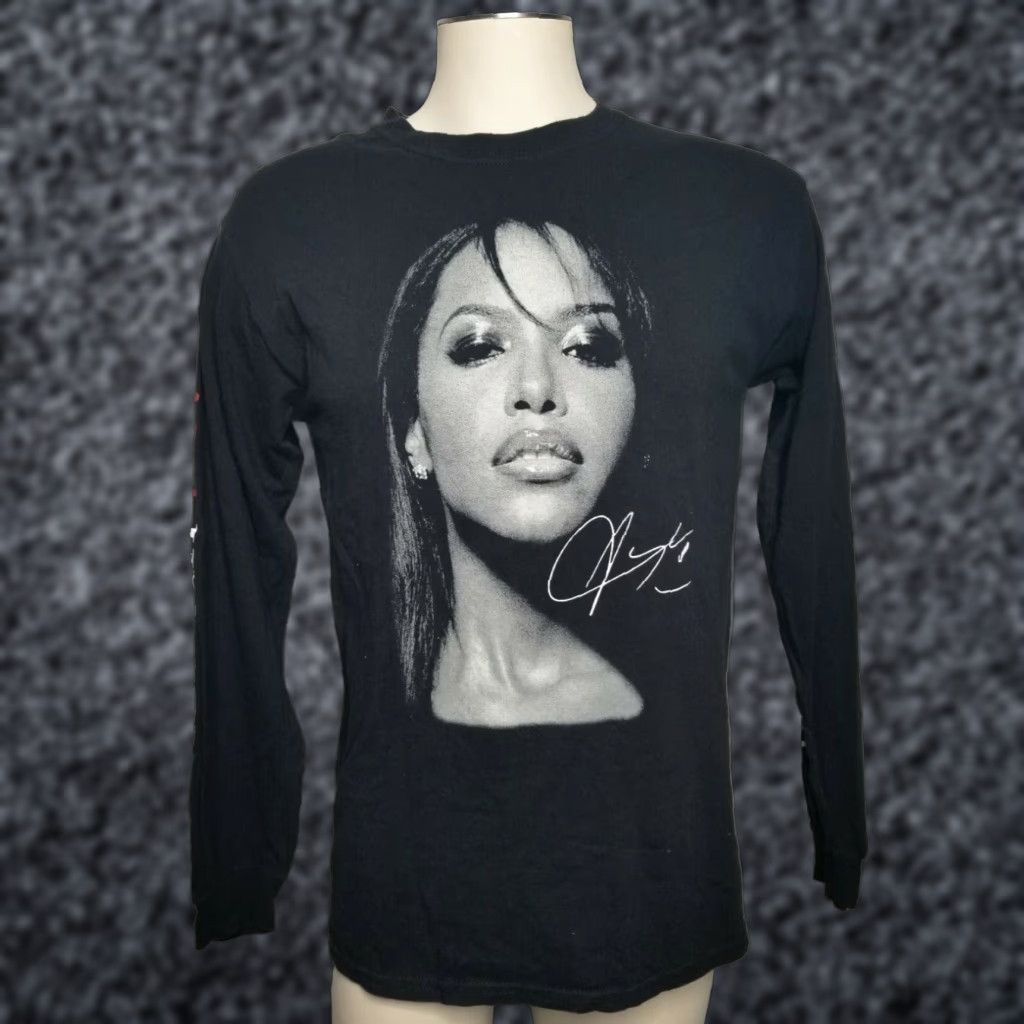 Vintage VINTAGE Aaliyah Share My World Tour 90s Black Long Sleeve T Shirt Mens M Size US M / EU 48-50 / 2 - 1 Thumbnail