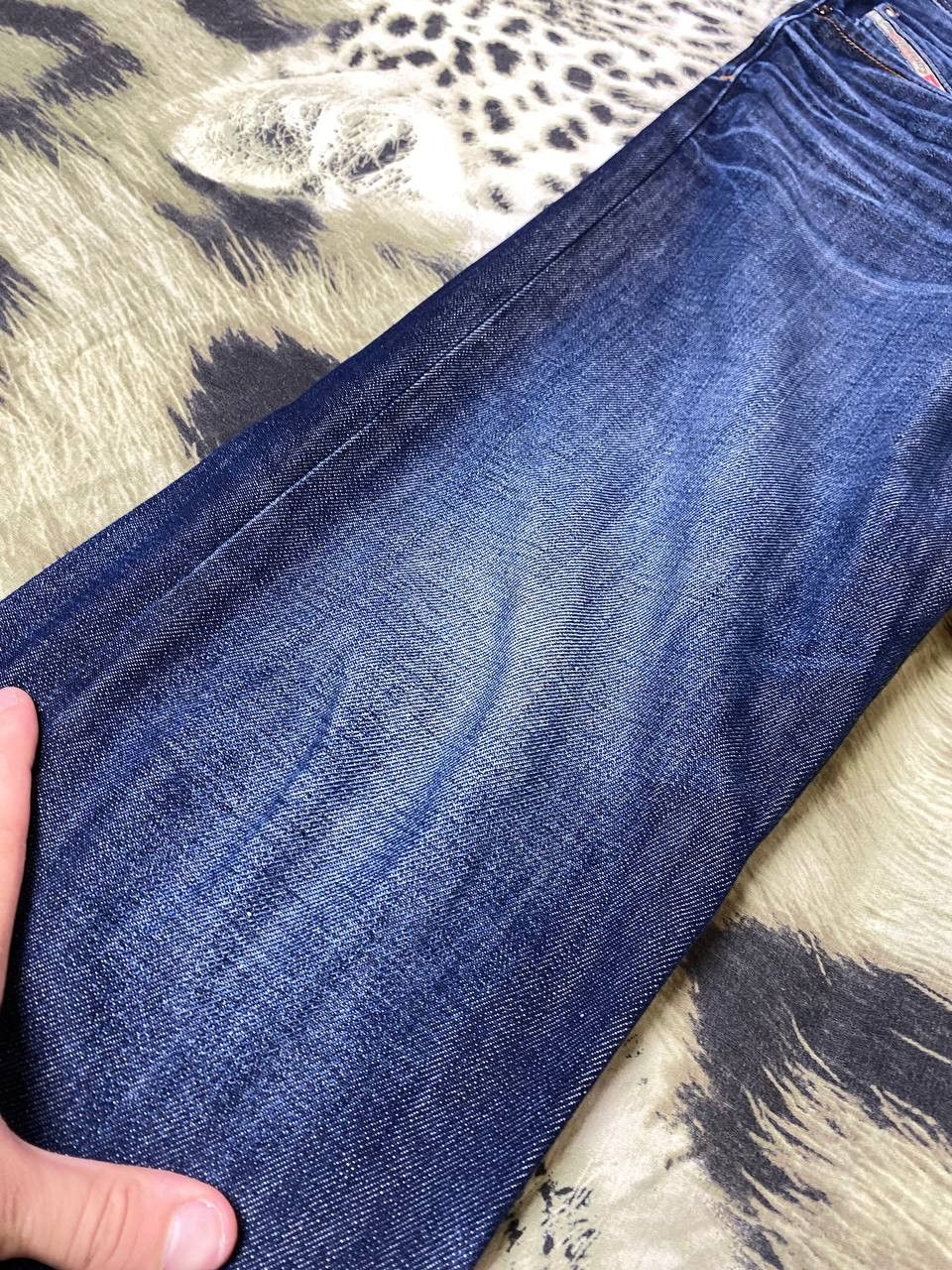Diesel DIESEL🔥THRASHED DISTRESSED DENIM SWEATPANTS Size US 34 / EU 50 - 18 Thumbnail