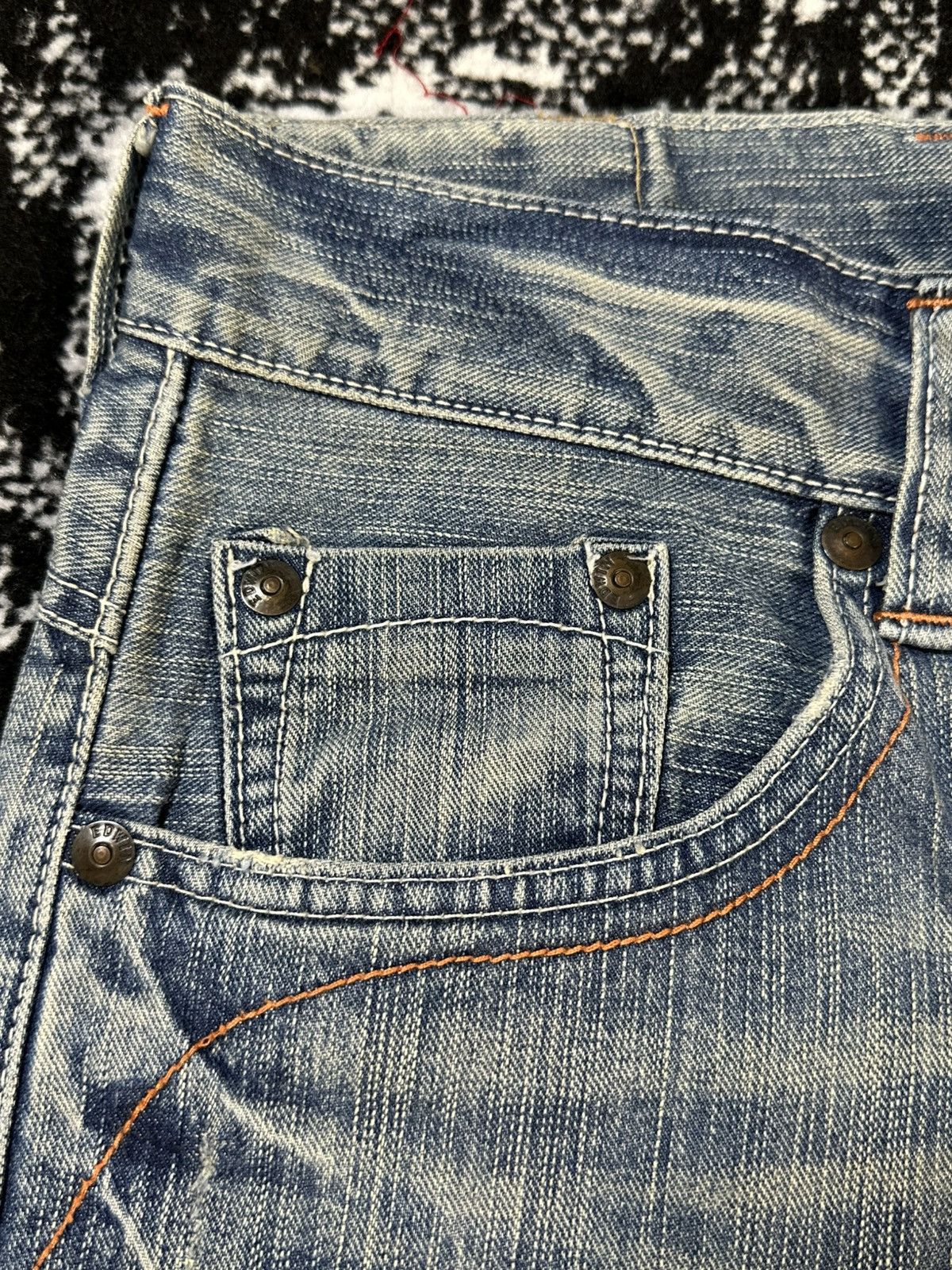 Kapital 2000s Edwin XV Ocean Wash Denim Size US 32 / EU 48 - 4 Thumbnail