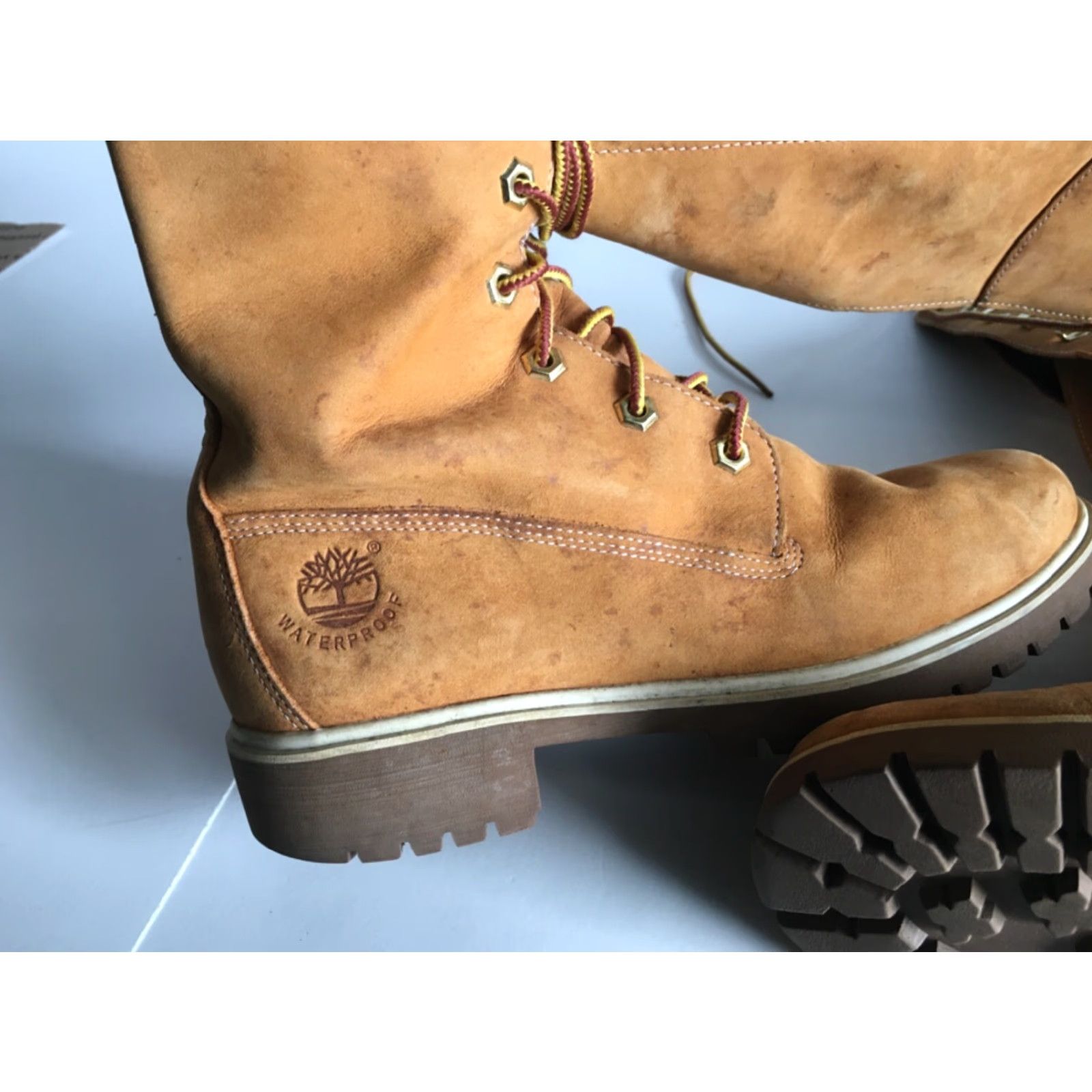 Timberland Timberland Boots Women 6.5 Knee High Premium Wheat Nubuck Leather 14-Inch 14 Inch Size US 7 / IT 37 - 4 Thumbnail