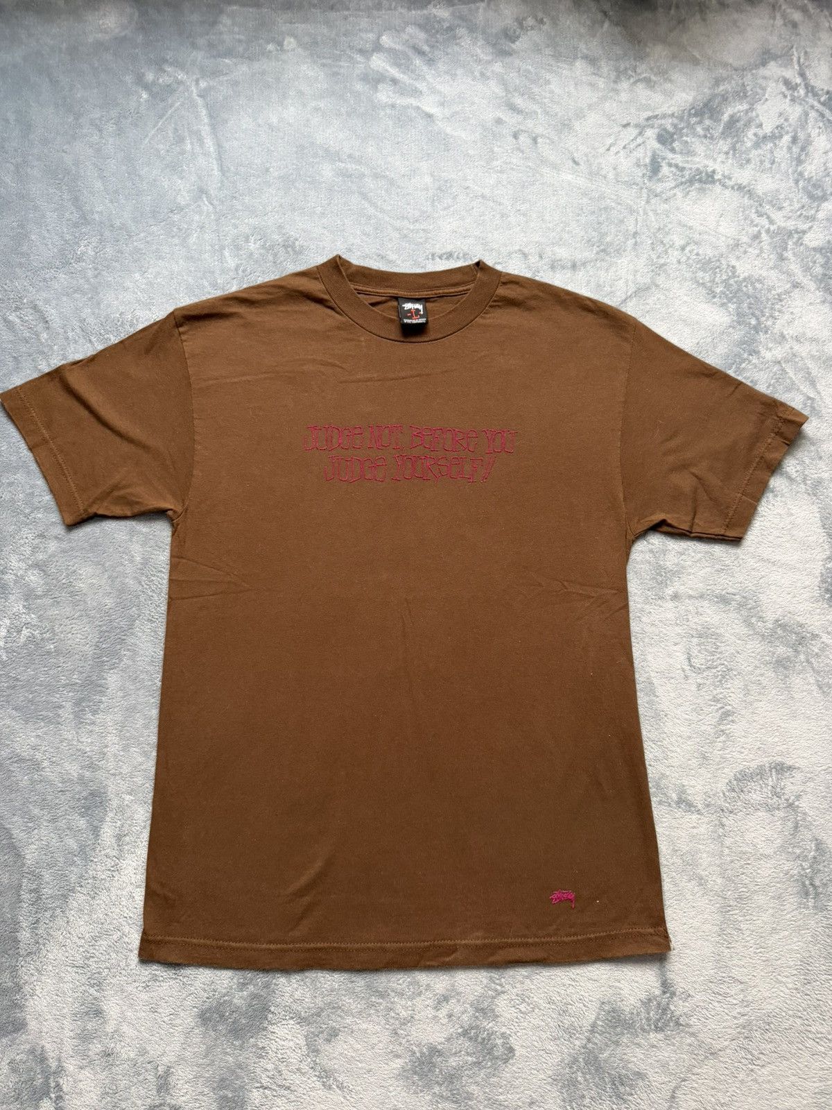 Stussy Vintage Stussy T-Shirt “Judge Not Before You Judge Yourself 