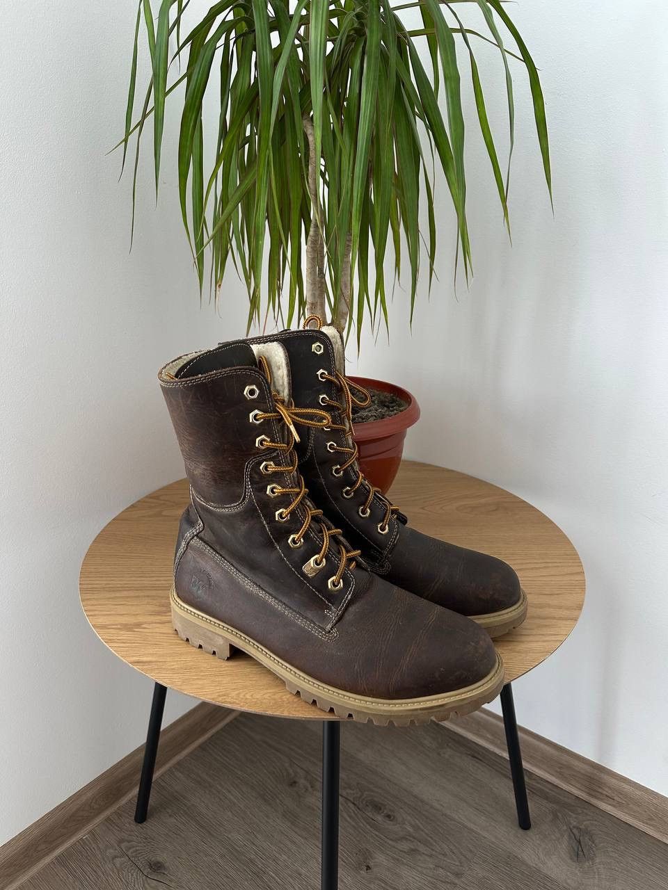 Japanese Brand × Vintage Vintage Weinbrenner Brown Leather Boots Size US 9.5 / EU 42-43 - 2 Thumbnail