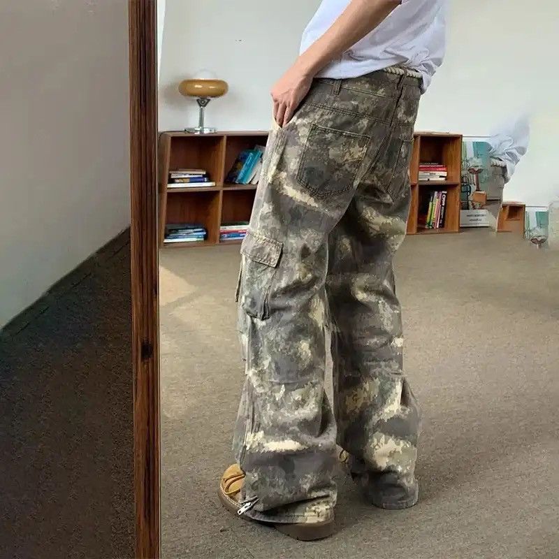 Japanese Brand × Vintage Camouflage Cargo Pants Men Oversize Camo Trousers Size US 30 / EU 46 - 3 Thumbnail