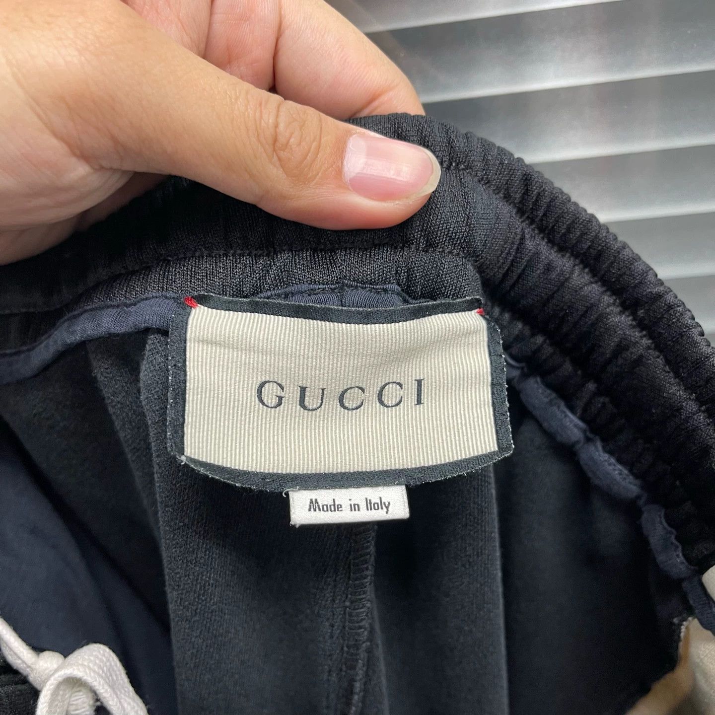 Gucci Gucci black side snake print logo stripe sweatpants XS Size US 26 / EU 42 - 3 Thumbnail