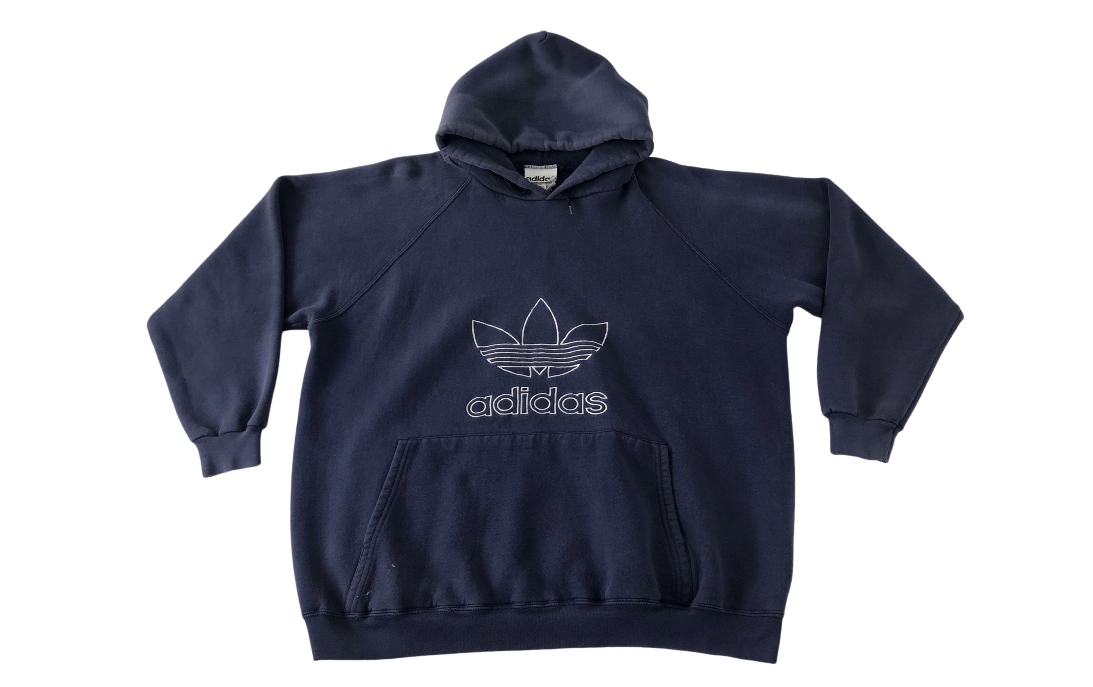 Adidas Adidas Trifoil Tricot Embroidery Logo Pull Over Hoodies Size US XXL / EU 58 / 5 - 1 Thumbnail