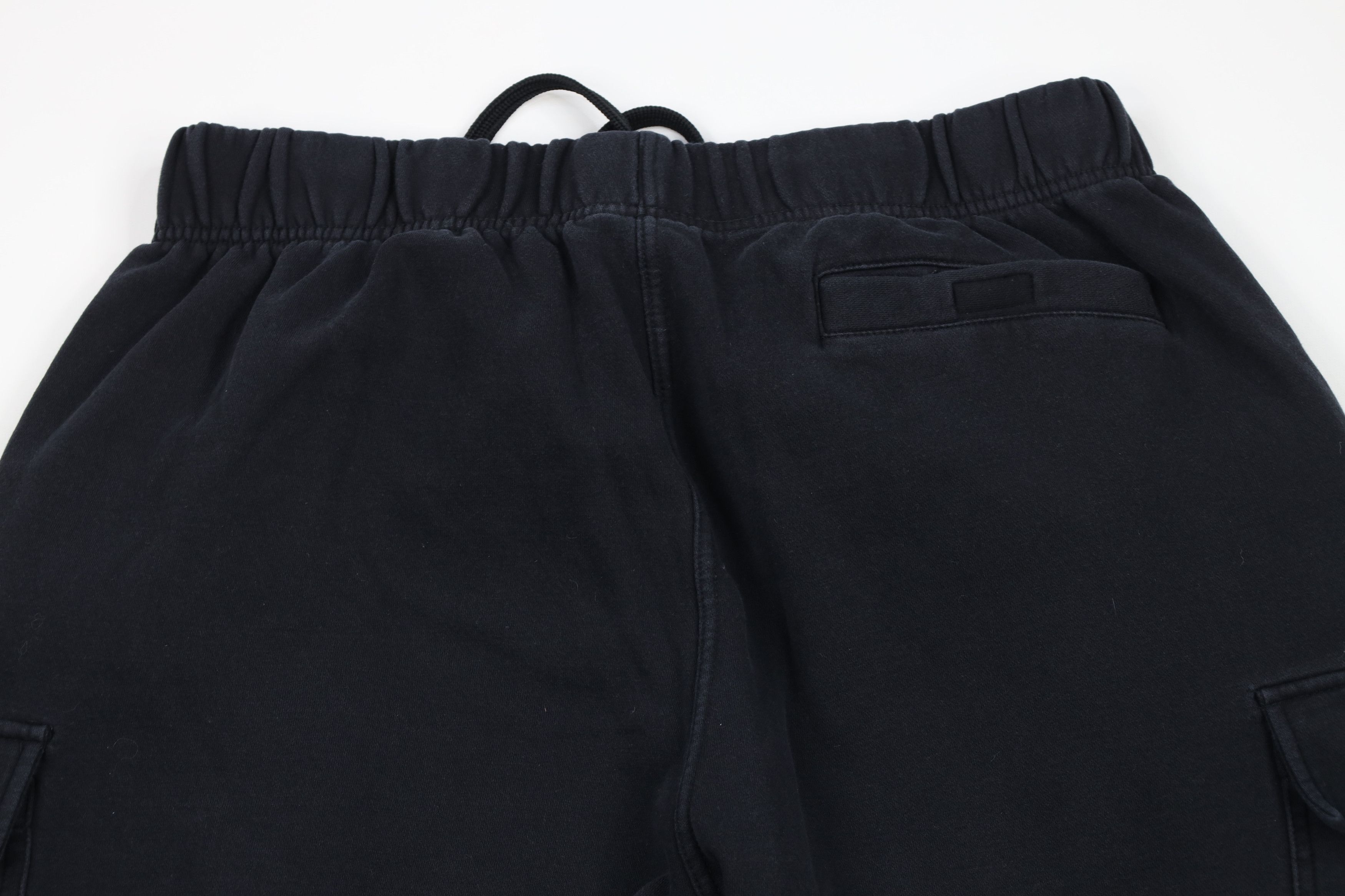 Vintage Vintage 90s Streetwear Fit Wide Leg Cargo Sweatpants Black Size 36 - 9 Thumbnail