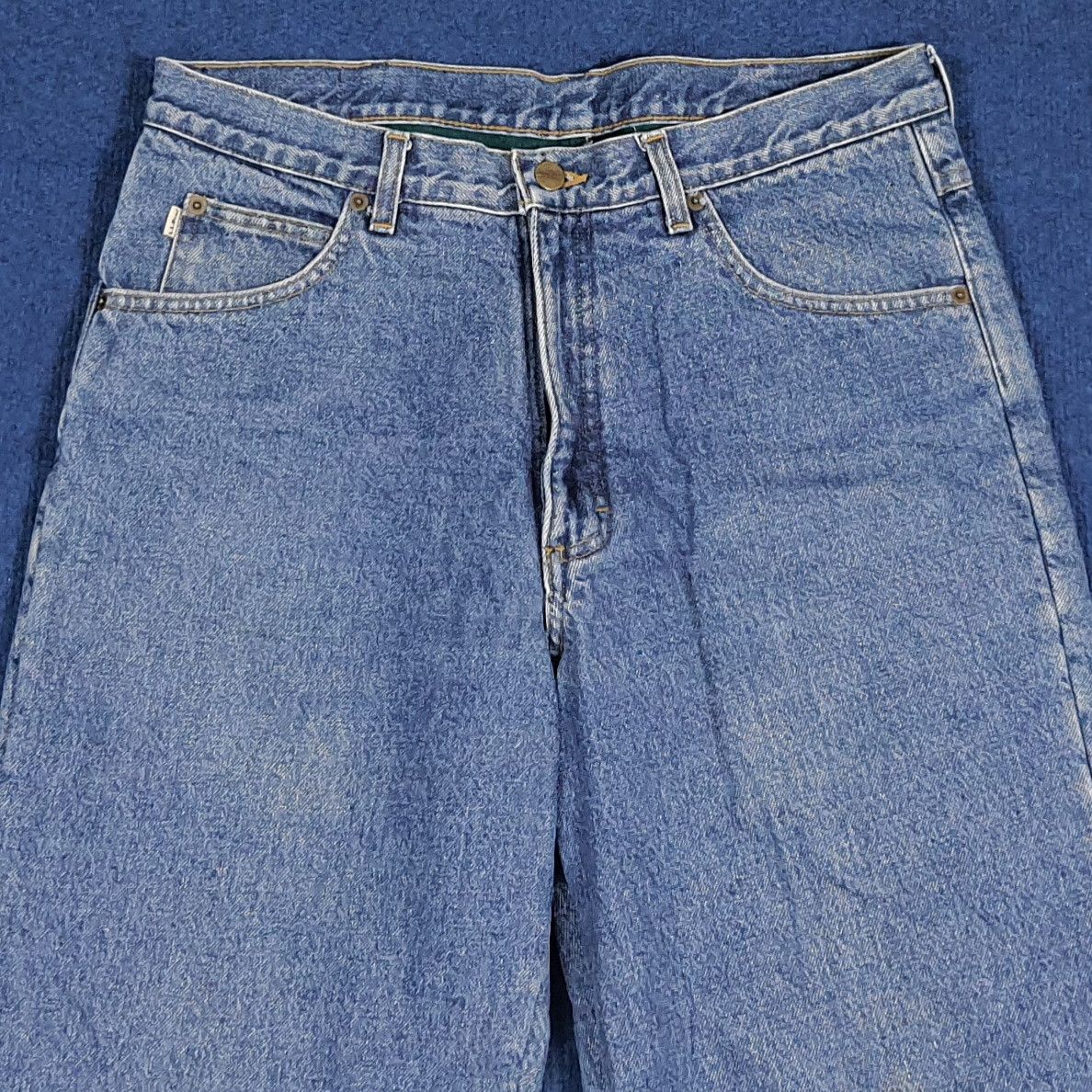 L.L. Bean Vintage L.L. Bean Double L Fleece Lined Jeans C280N1 Size US 33 - 2 Thumbnail
