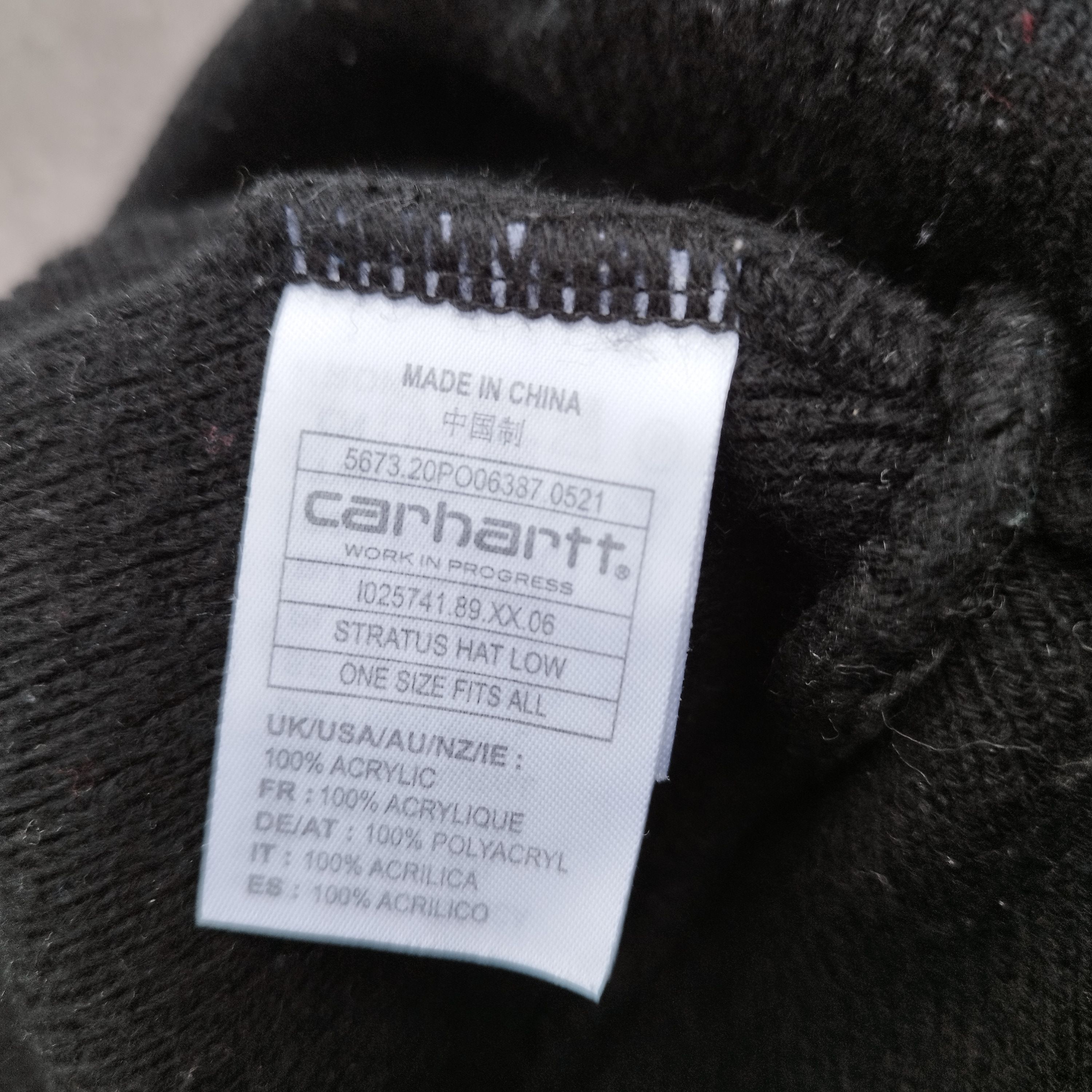 Carhartt Carhartt Beanie Black Short Style Streetwear Essentials Size ONE SIZE - 4 Thumbnail
