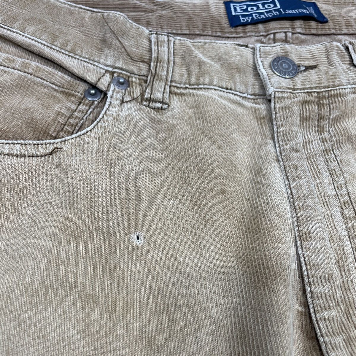 Polo Ralph Lauren × Vintage Corduroy Vintage Polo Ralph Lauren Distressed Pant Size US 31 - 10 Thumbnail