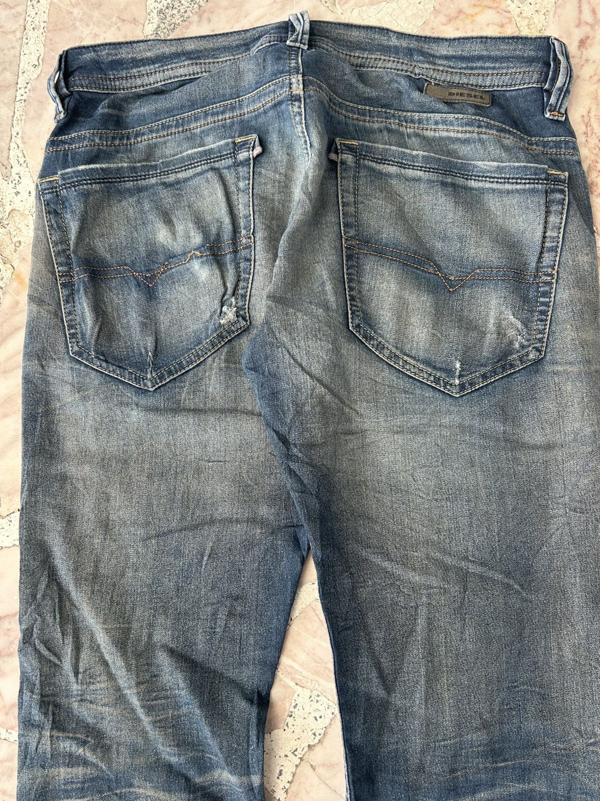 Diesel Diesel Biker Sweat Denim Pants Size US 30 / EU 46 - 13 Thumbnail