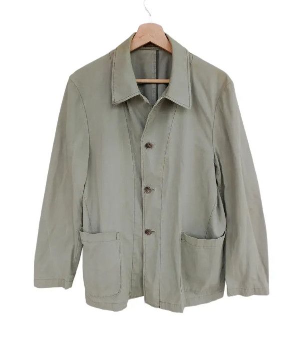 Yohji Yamamoto Vintage A.A.R Yohji Design Studio Chore Jacket Size US S / EU 44-46 / 1 - 1 Thumbnail
