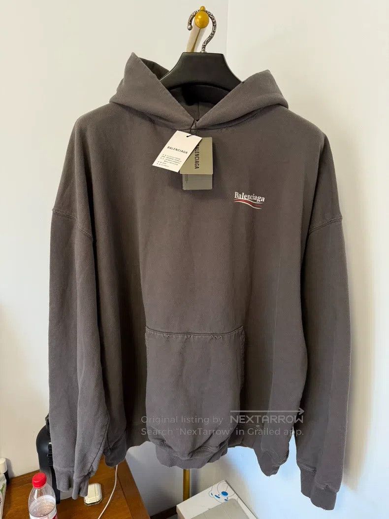 Balenciaga Distressed Logo Coke Sweatshirt M Size
