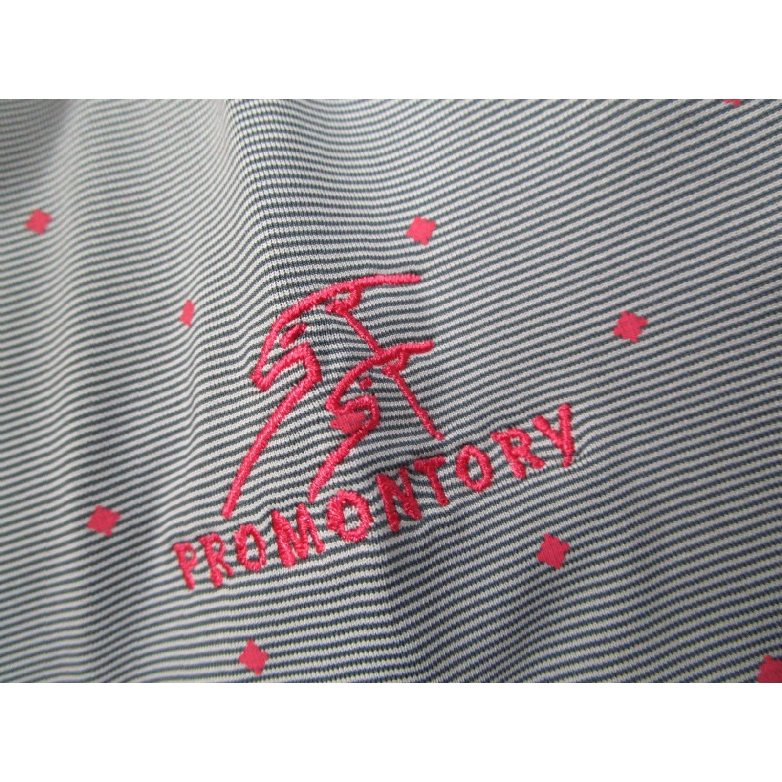 Footjoy FootJoy Polo Shirt Mens S Gray Red Dot Promontory Athletic Fit Golf Shirt Size US S / EU 44-46 / 1 - 4 Thumbnail
