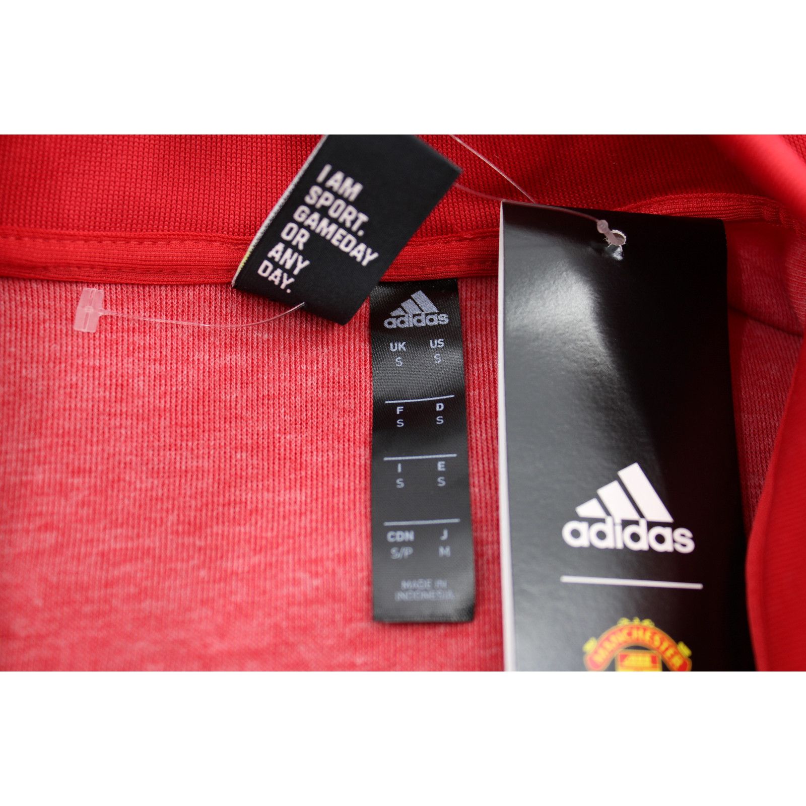 NWT ADIDAS Manchester United Z.N.E. CW7670 Jacket Size S $80