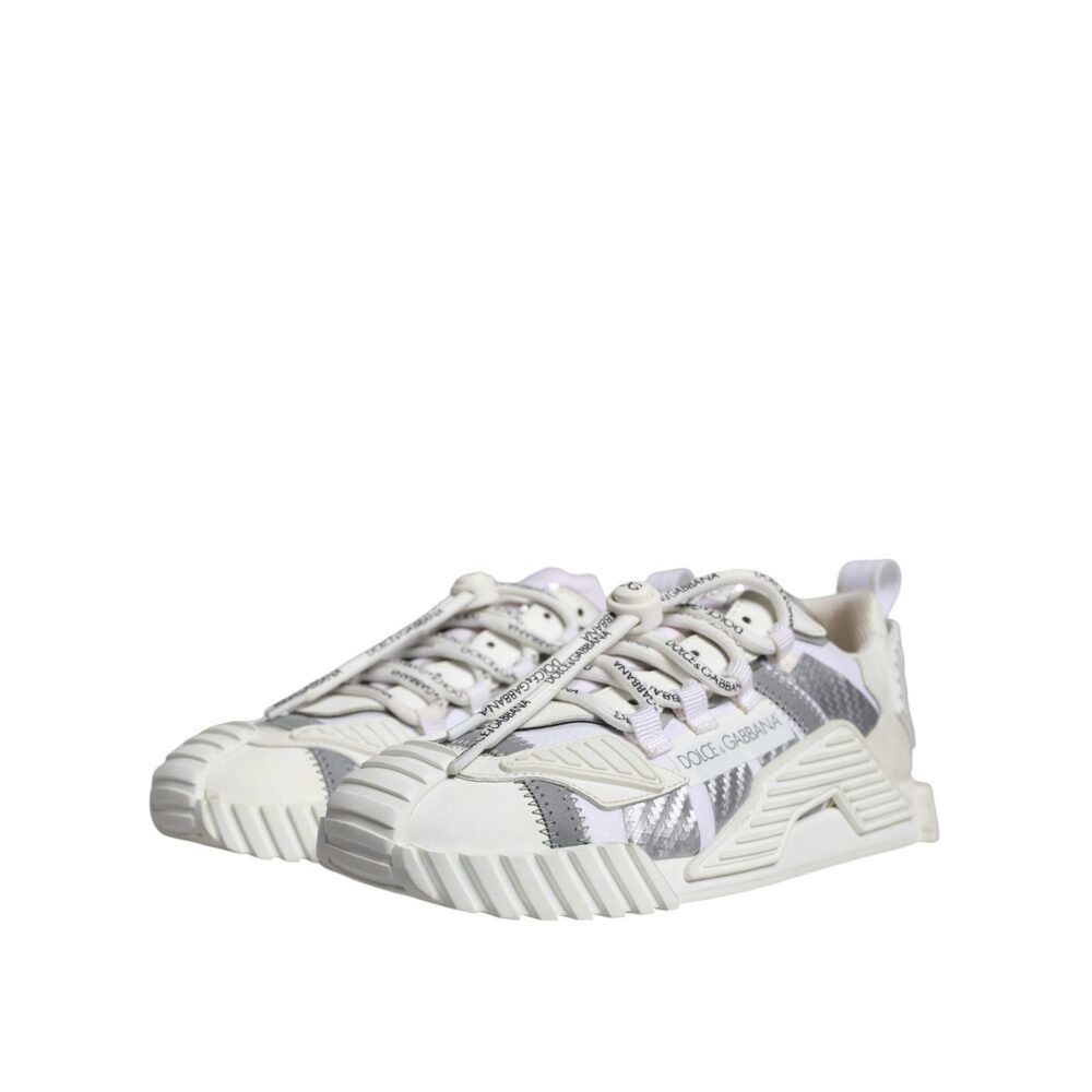 Dolce & Gabbana Dolce & Gabbana White Lace Up Low Top NS1 Sneakers Shoes Size US 6 / EU 39 - 3 Thumbnail