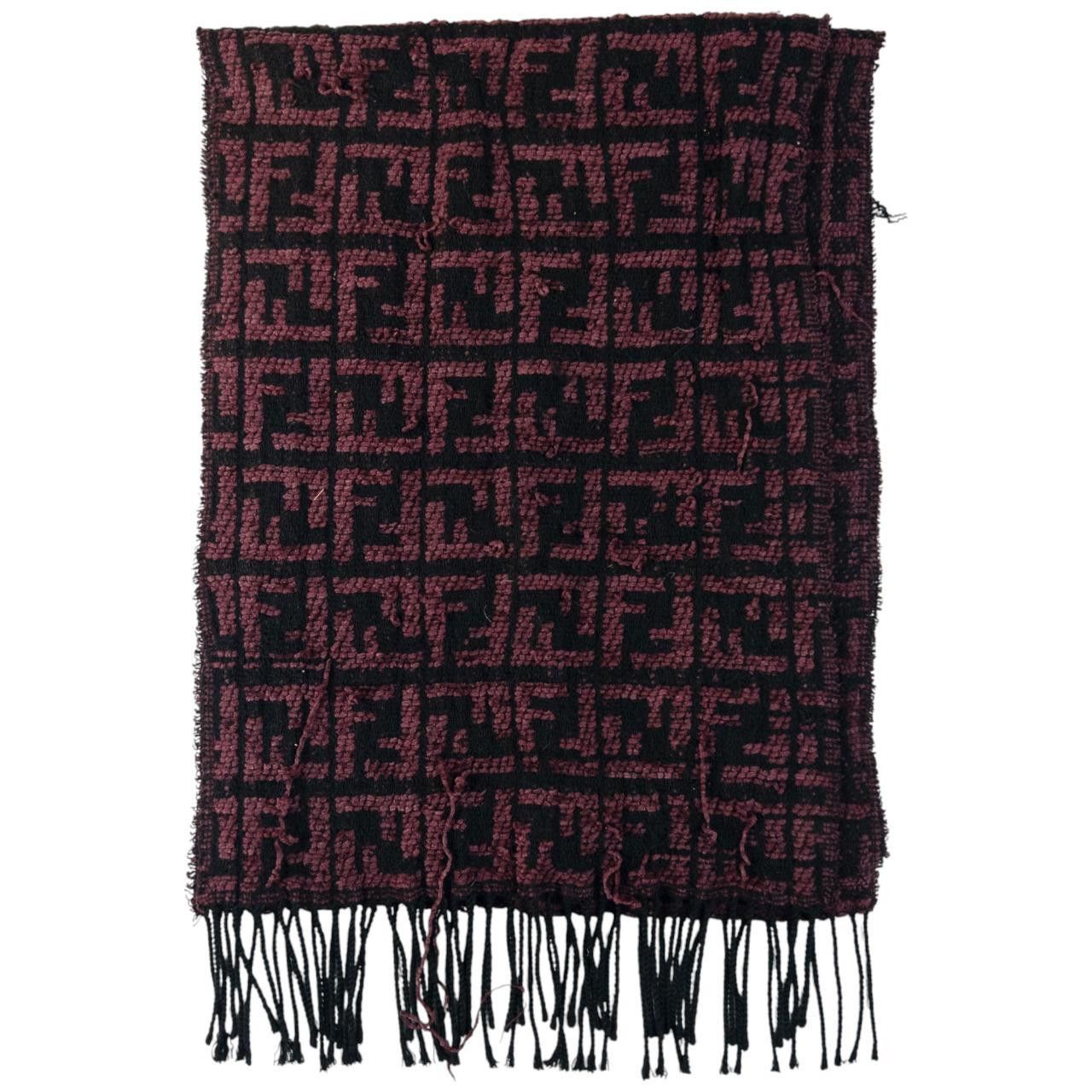 Fendi Vintage Fendi Monogram Tassel Scarf Size ONE SIZE - 1 Thumbnail