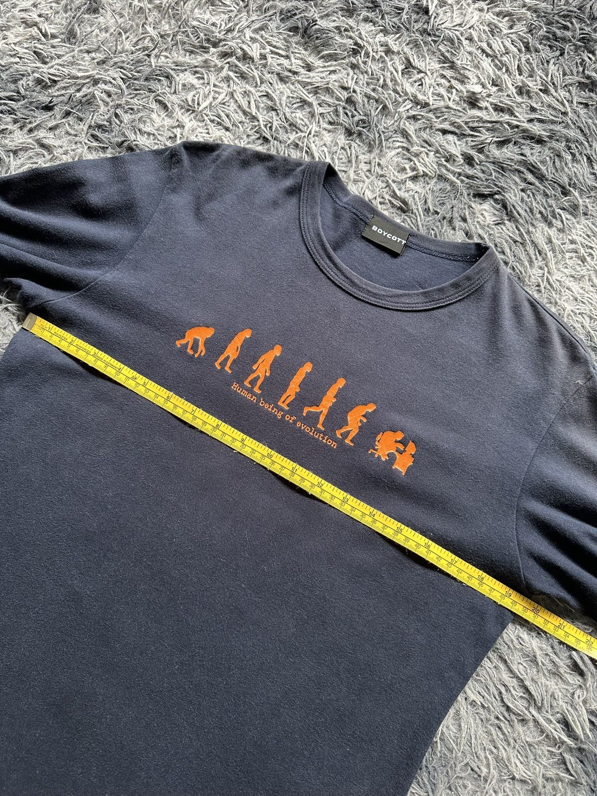 Boycott 90's Boycott '' Human being of Revolution " sun faded Size US M / EU 48-50 / 2 - 7 Thumbnail
