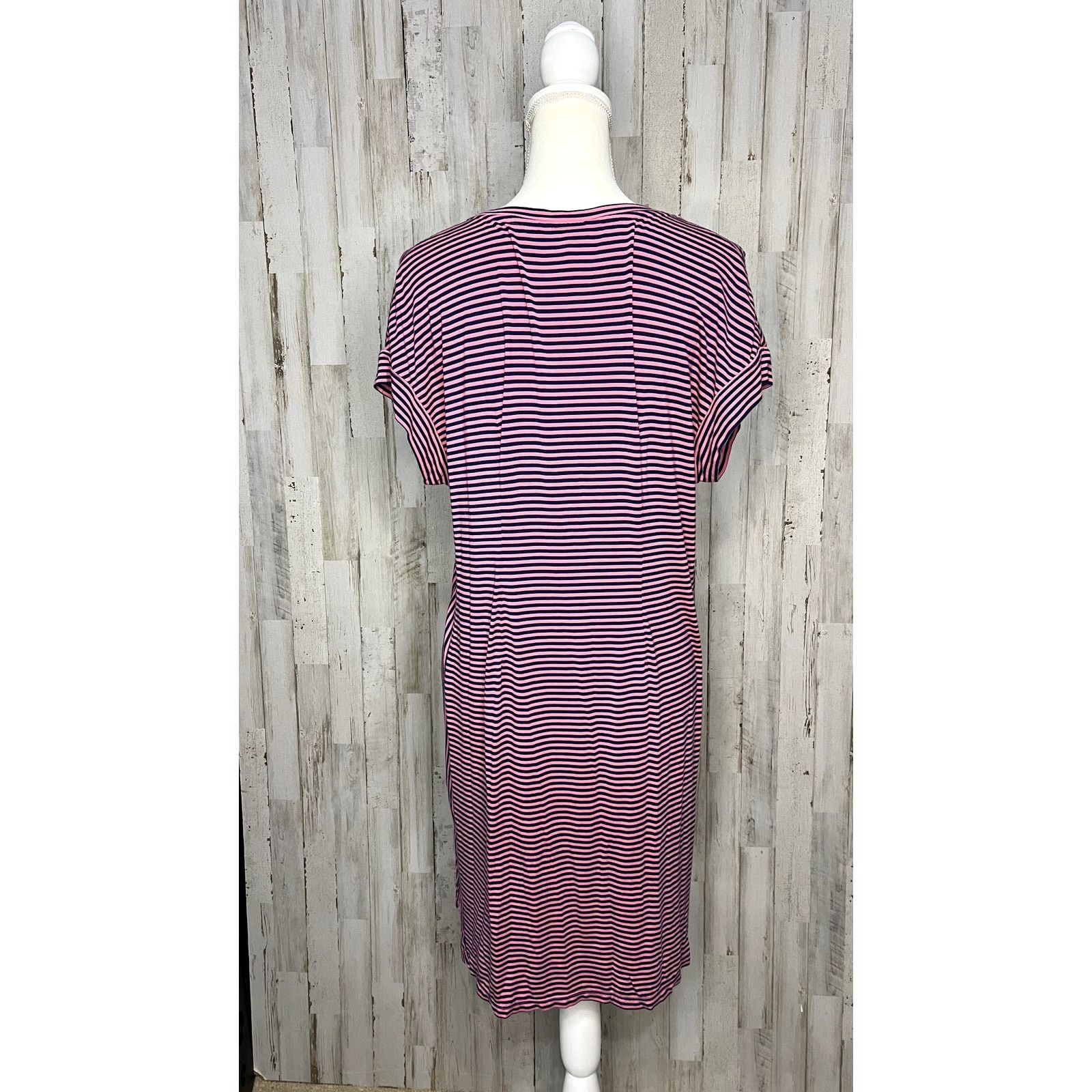 Tommy Bahama Tommy Bahama Women's XS Striped T-Shirt Dress Multicolor Size XS / US 0-2 / IT 36-38 - 4 Thumbnail