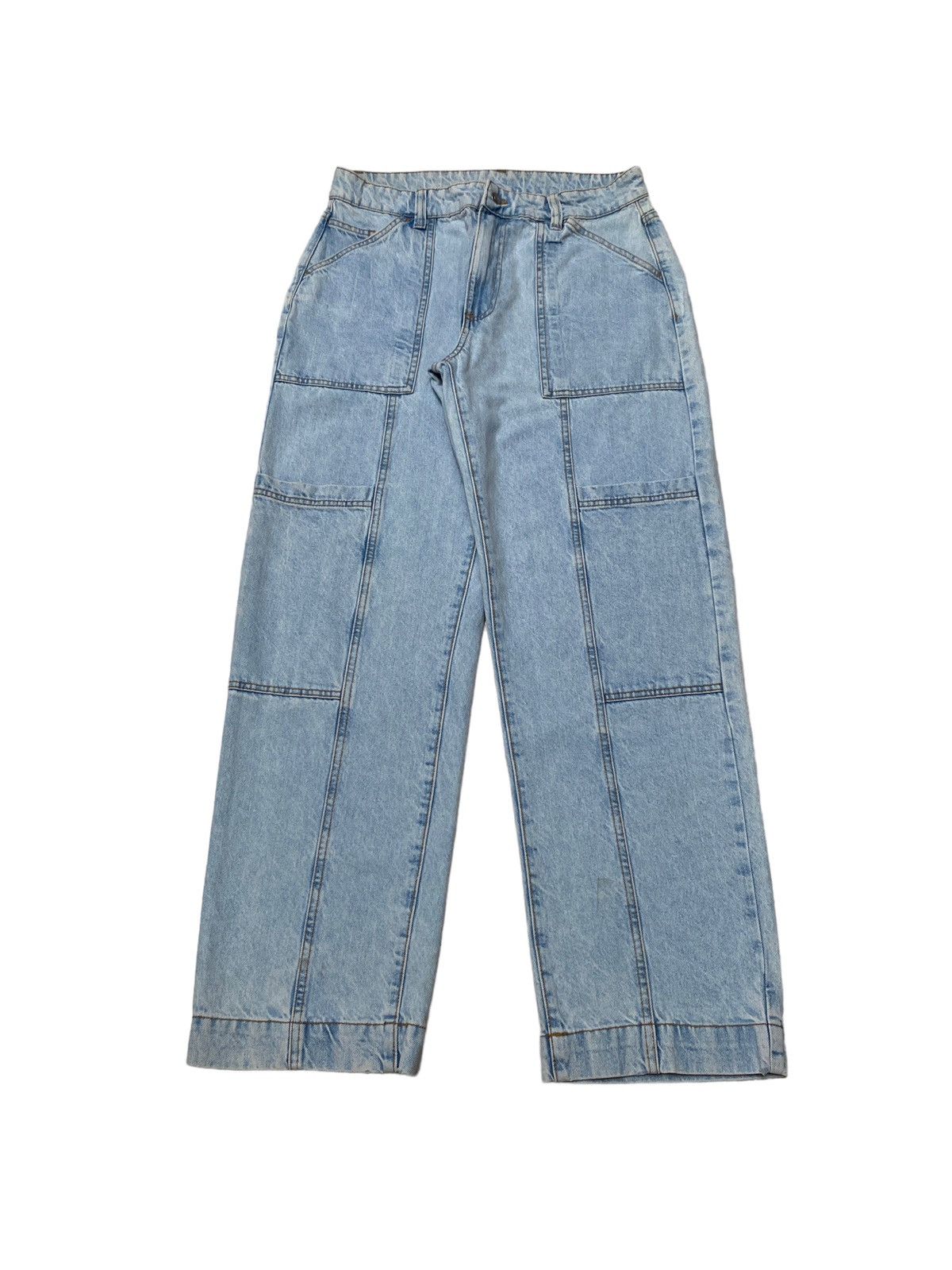 Designer × Japanese Brand × Vintage Vintage Japanese Brand Patchwork Jeans 1990s Size US 31 - 1 Thumbnail