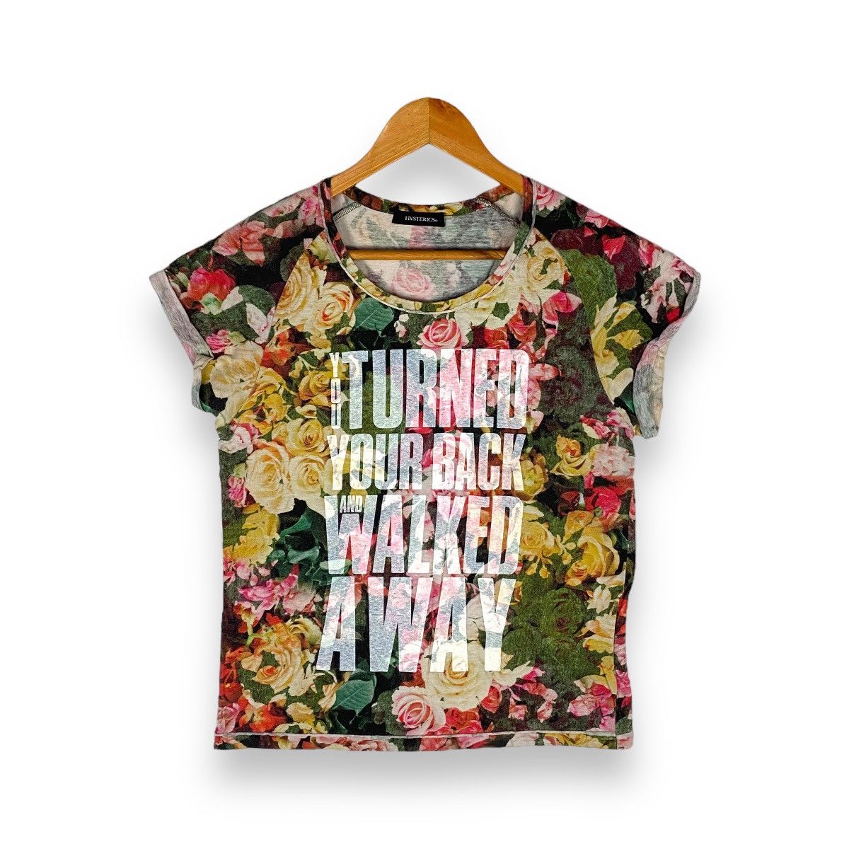 Hysteric Glamour You Turned Your Back And Walked Away Tops Tee Size ONE SIZE - 1 Thumbnail