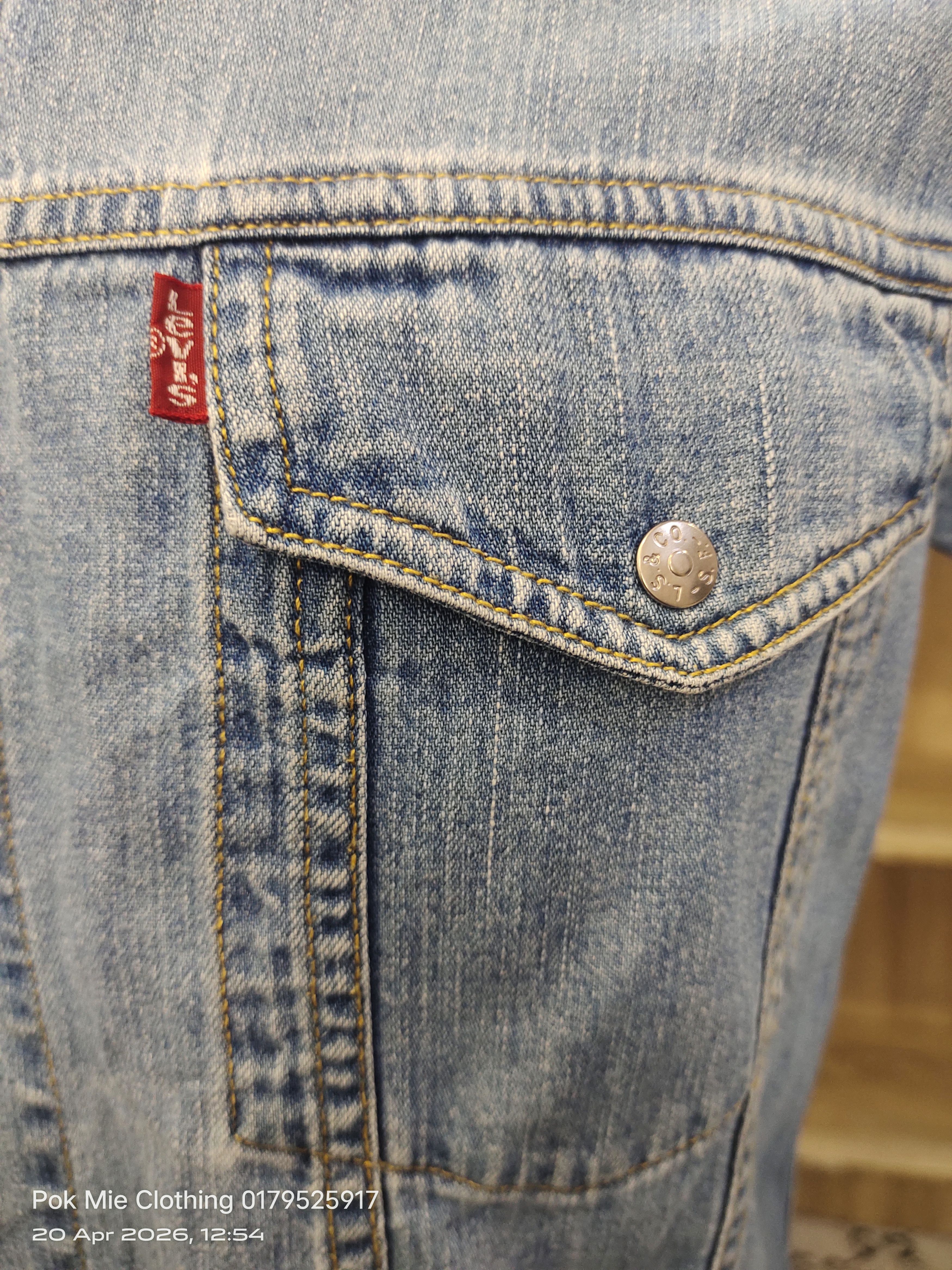 Levi's Levi's Vintage Ladies Denim Jacket Snap Button Size M / US 6-8 / IT 42-44 - 3 Thumbnail
