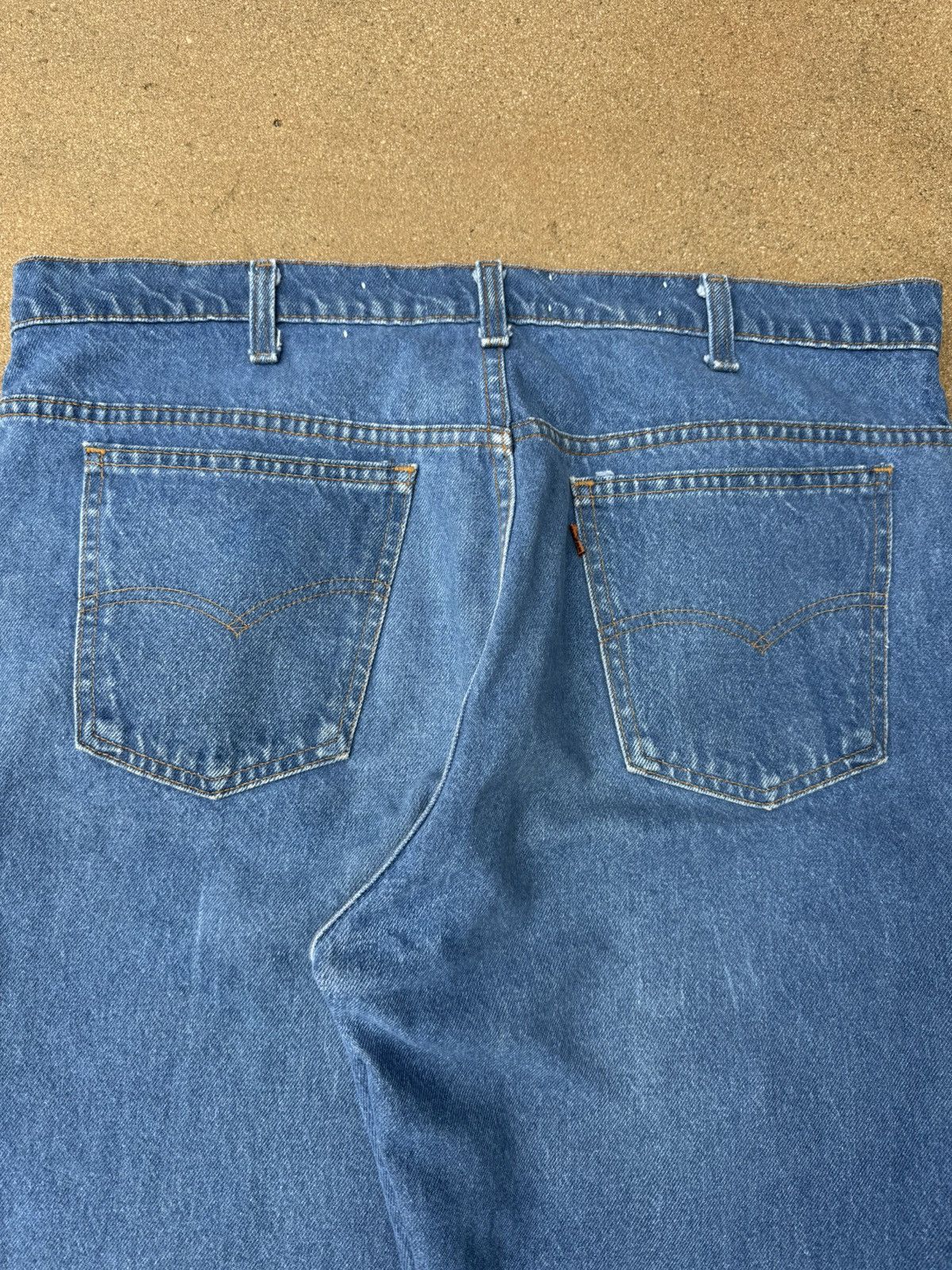 Levi's × Vintage Vtg 80’s Levi’s 646 Orange Tab Bellbottom Flare Jeans 38x29 Size US 38 / EU 54 - 7 Thumbnail