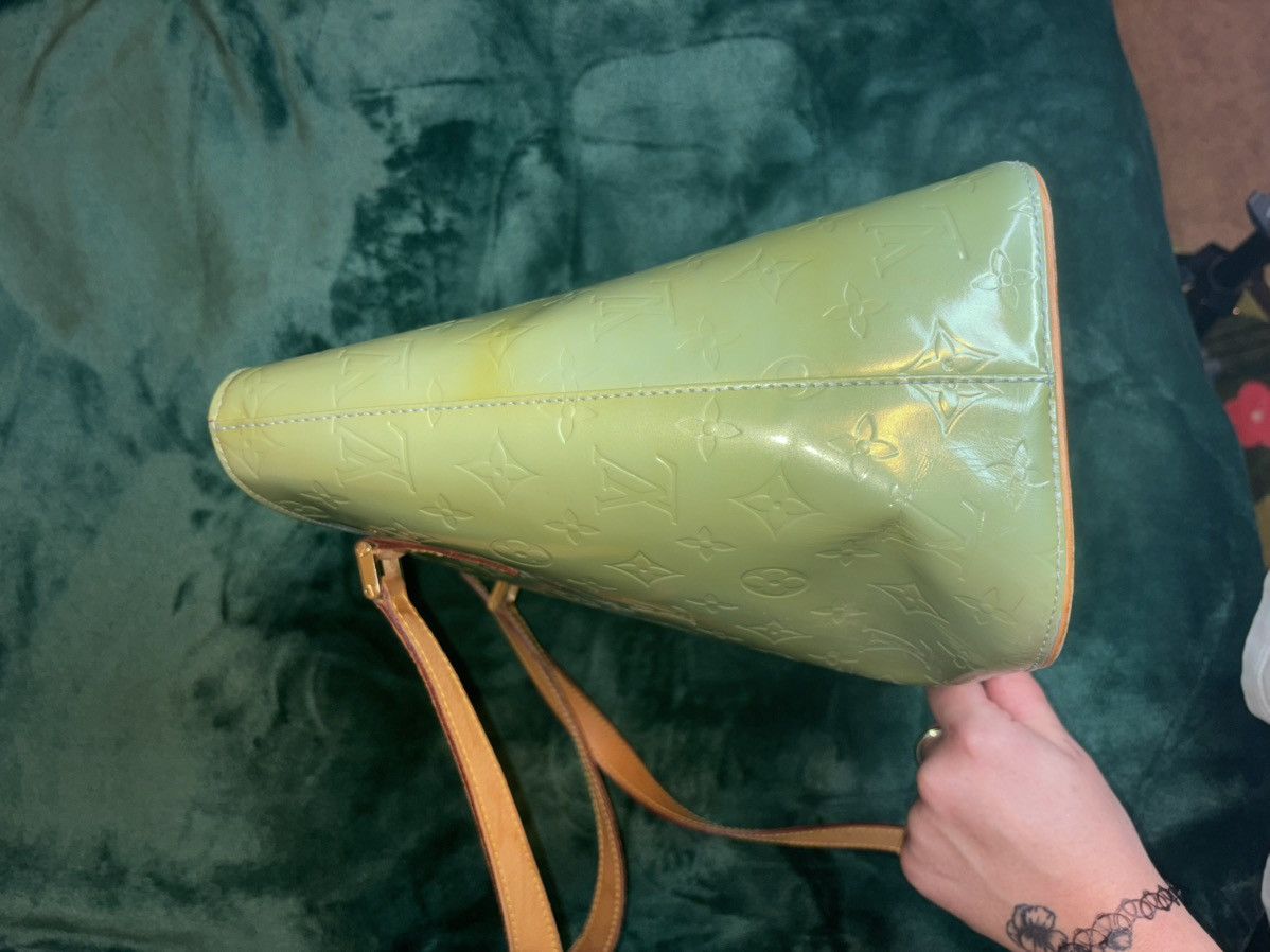Louis Vuitton Louis Vuitton Green Monogram Vernis Houston Hand Bag Size ONE SIZE - 10 Thumbnail
