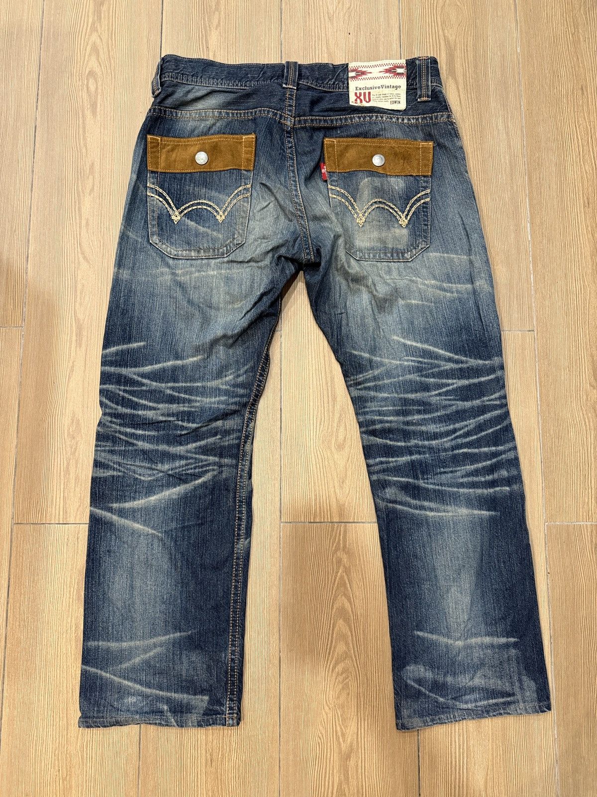 If Six Was Nine Japanese Edwin Exclusive Jeans Faded Multi Pocket Size US 38 / EU 54 - 6 Thumbnail
