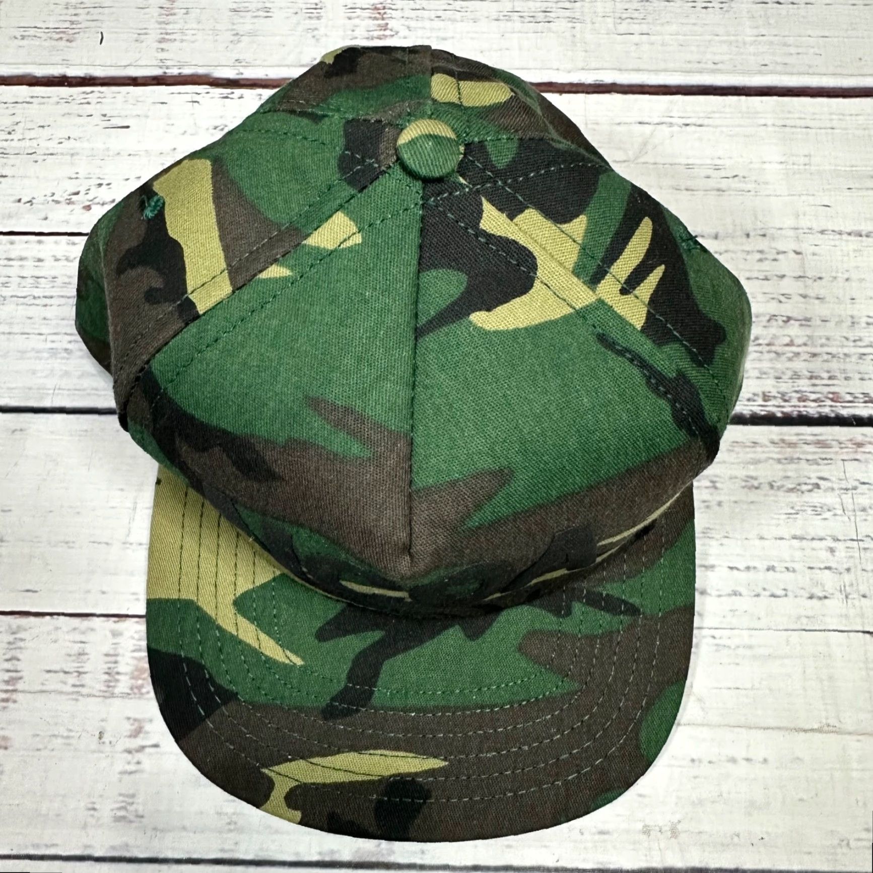 Bally Vtg NCOA Air Force Green Camo Snapback Ball Cap OS Adjustable USA Made Hat Mens Green Camo Baseball Cap OS Adjustable US Made Size ONE SIZE - 3 Thumbnail