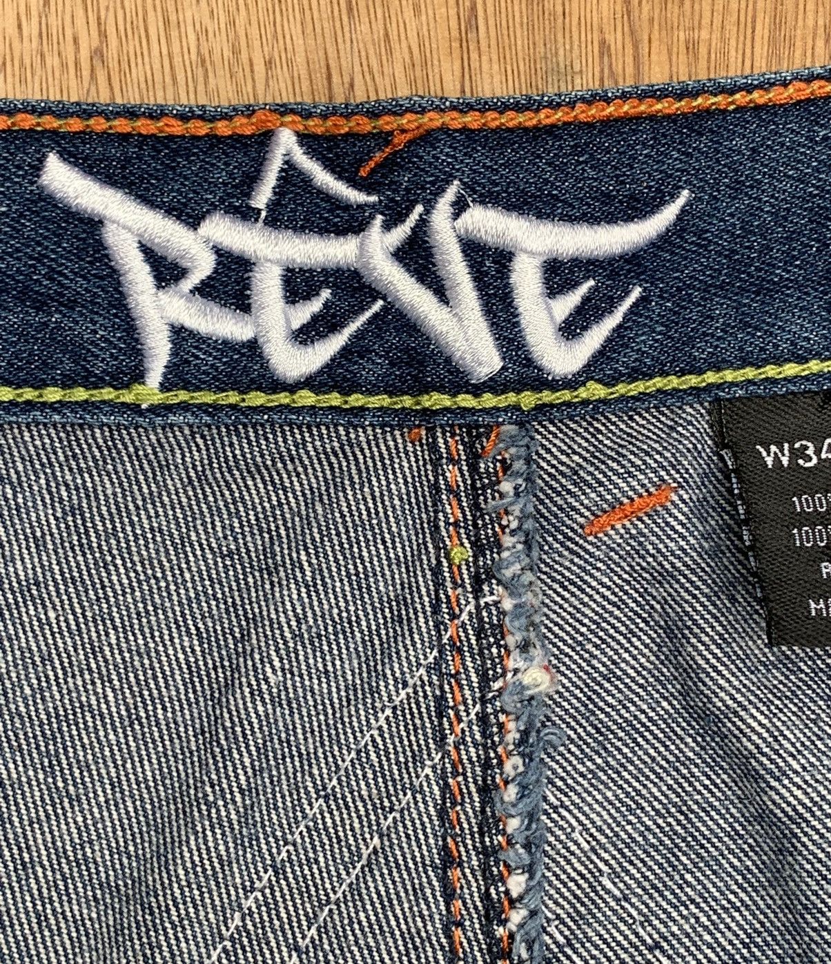 Vintage REVE Evisu Logo Japanese Denim Pants Size US 34 / EU 50 - 24 Thumbnail