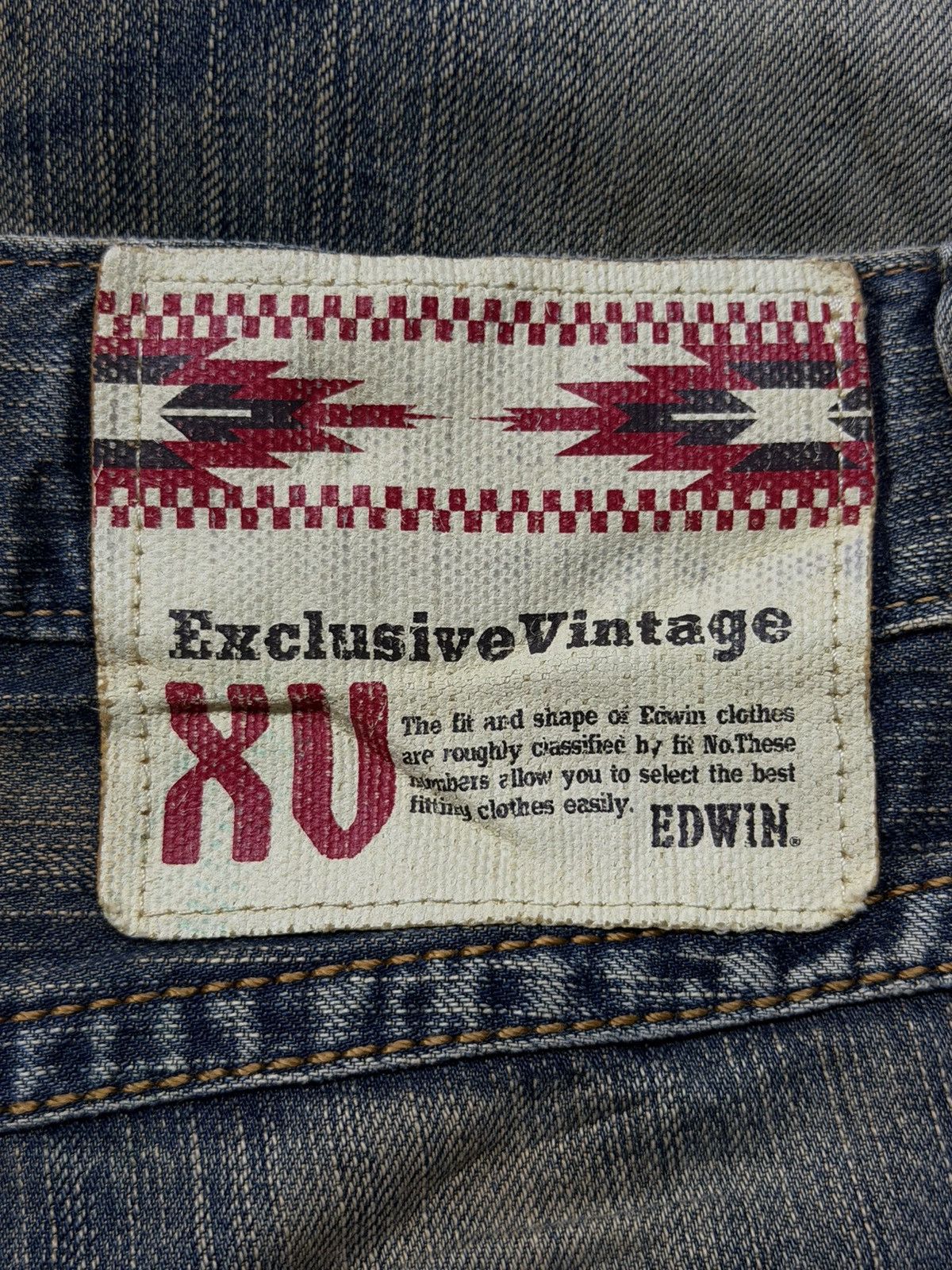 Edwin Vintage Edwin 434 XVS Japanese Denim Jeans | Relaxed Fit W32 Size US 32 / EU 48 - 11 Thumbnail