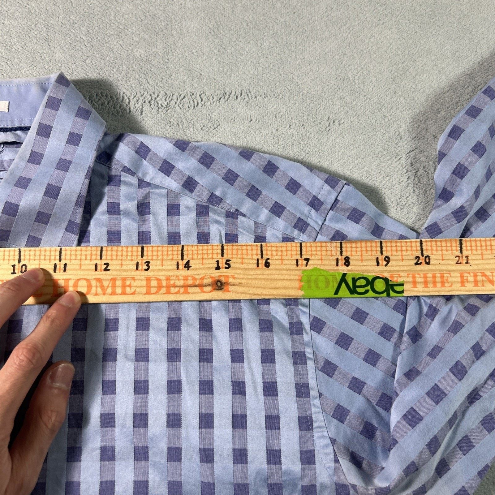 BUGATCHI Bugatchi Geometric Button Up Shirt Mens Medium Long Sleeve Size US M / EU 48-50 / 2 - 13 Thumbnail