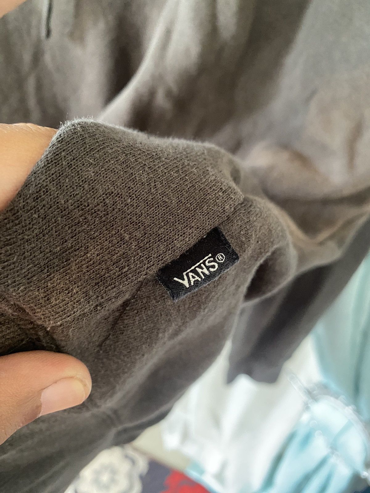 Vans × Vintage Vans "Now Or Never" Faded Dark Grey Hoodie Size US L / EU 52-54 / 3 - 4 Thumbnail