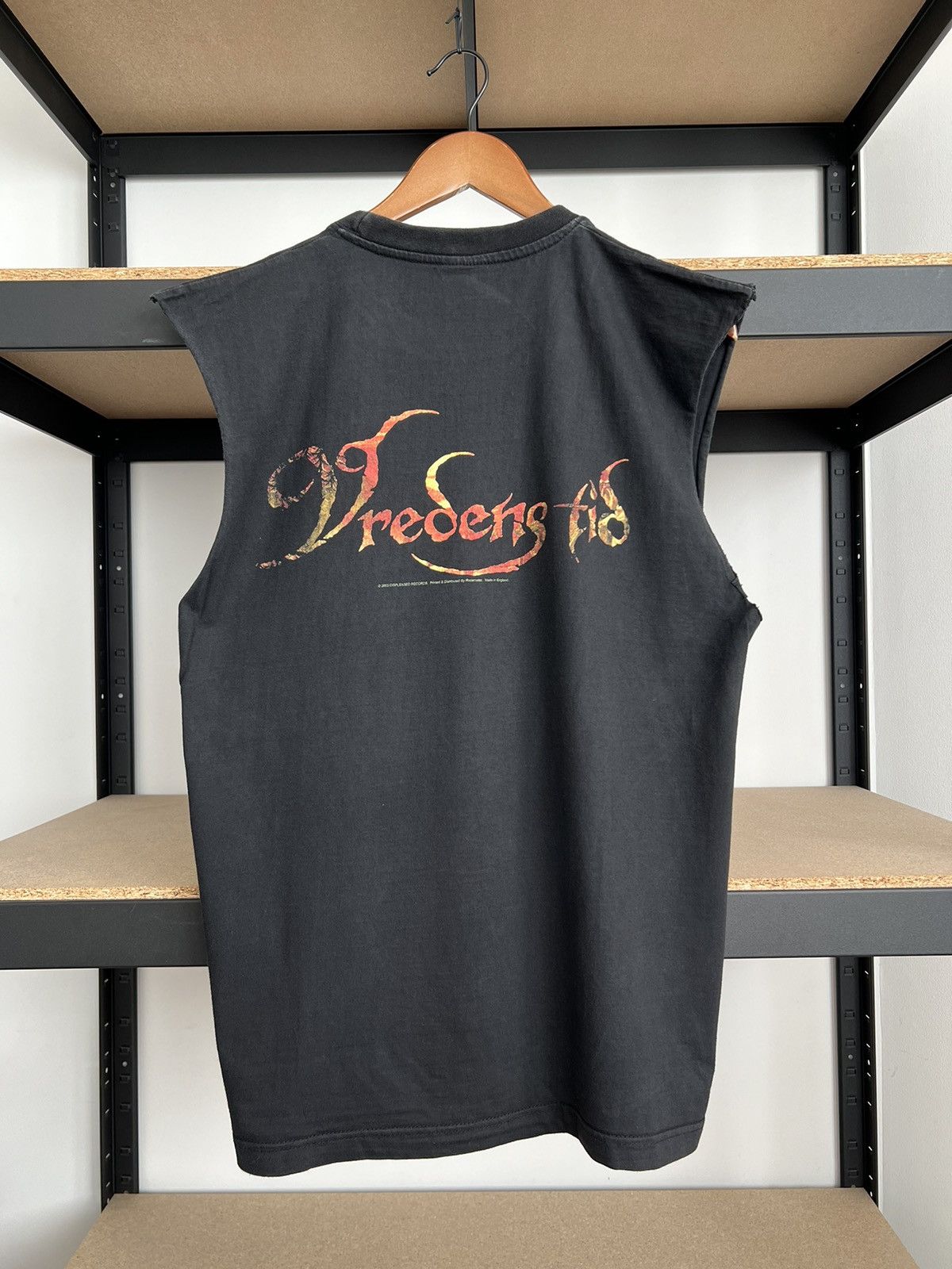 Band Tees Vintage 2005 Manegarm Vredens Tid Black Tank Top T-shirt Size US L / EU 52-54 / 3 - 2 Thumbnail