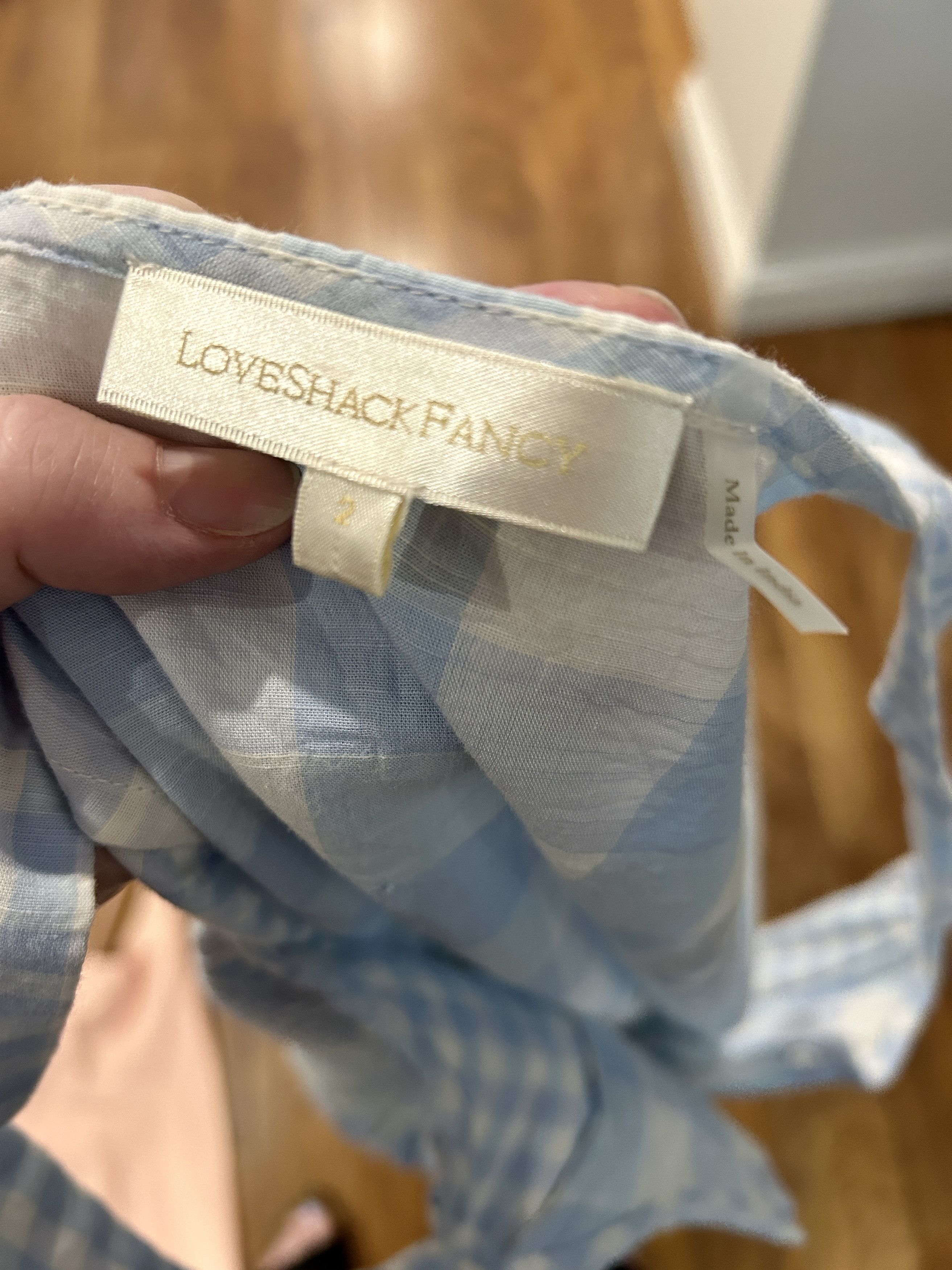 LoveShackFancy LoveShackFancy Gingham Dress- New Size XS / US 0-2 / IT 36-38 - 4 Thumbnail
